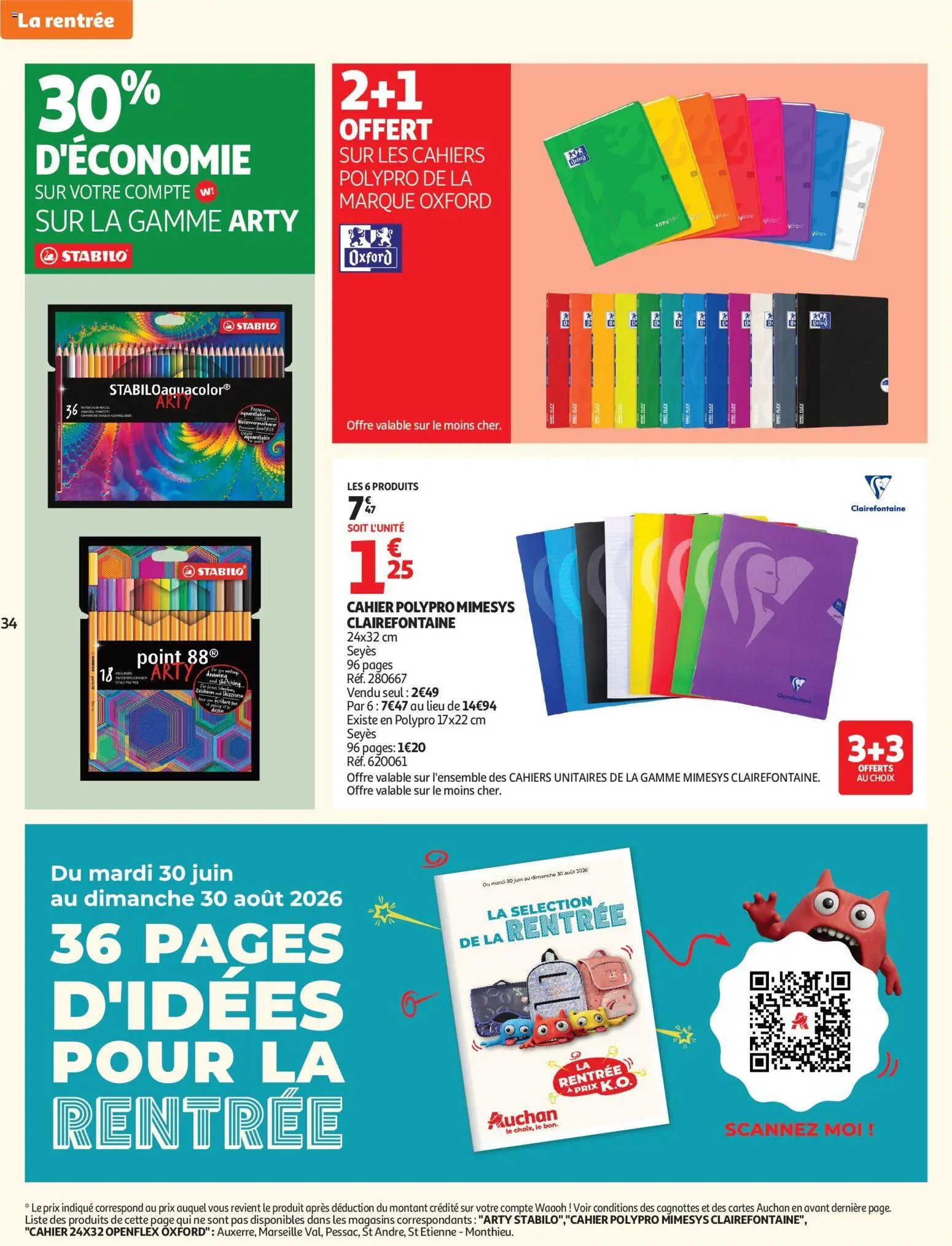 Auchan folder van 04.08.2026 Auchan Tops, Halles hypers