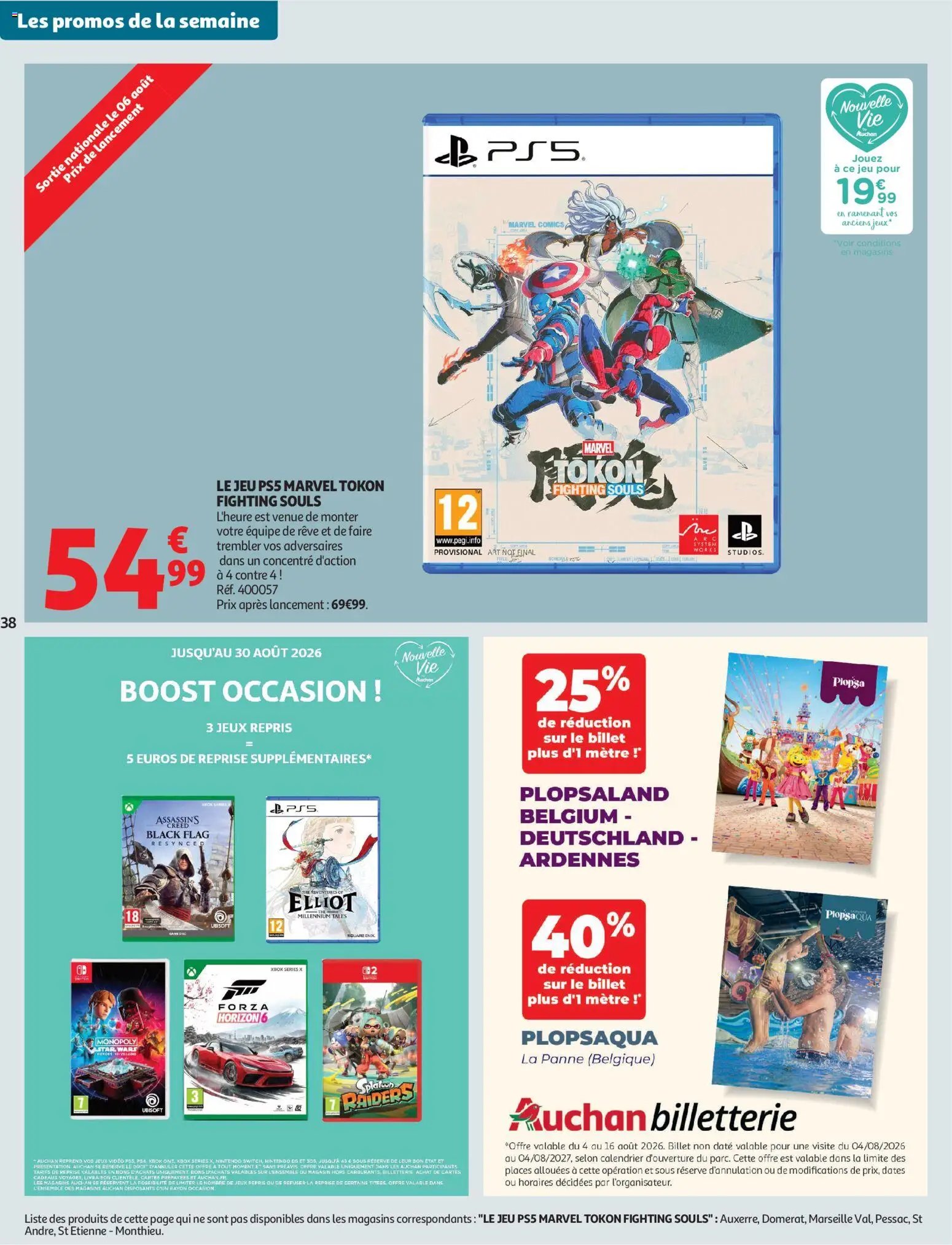 Auchan folder van 04.08.2026 Auchan Tops, Halles hypers