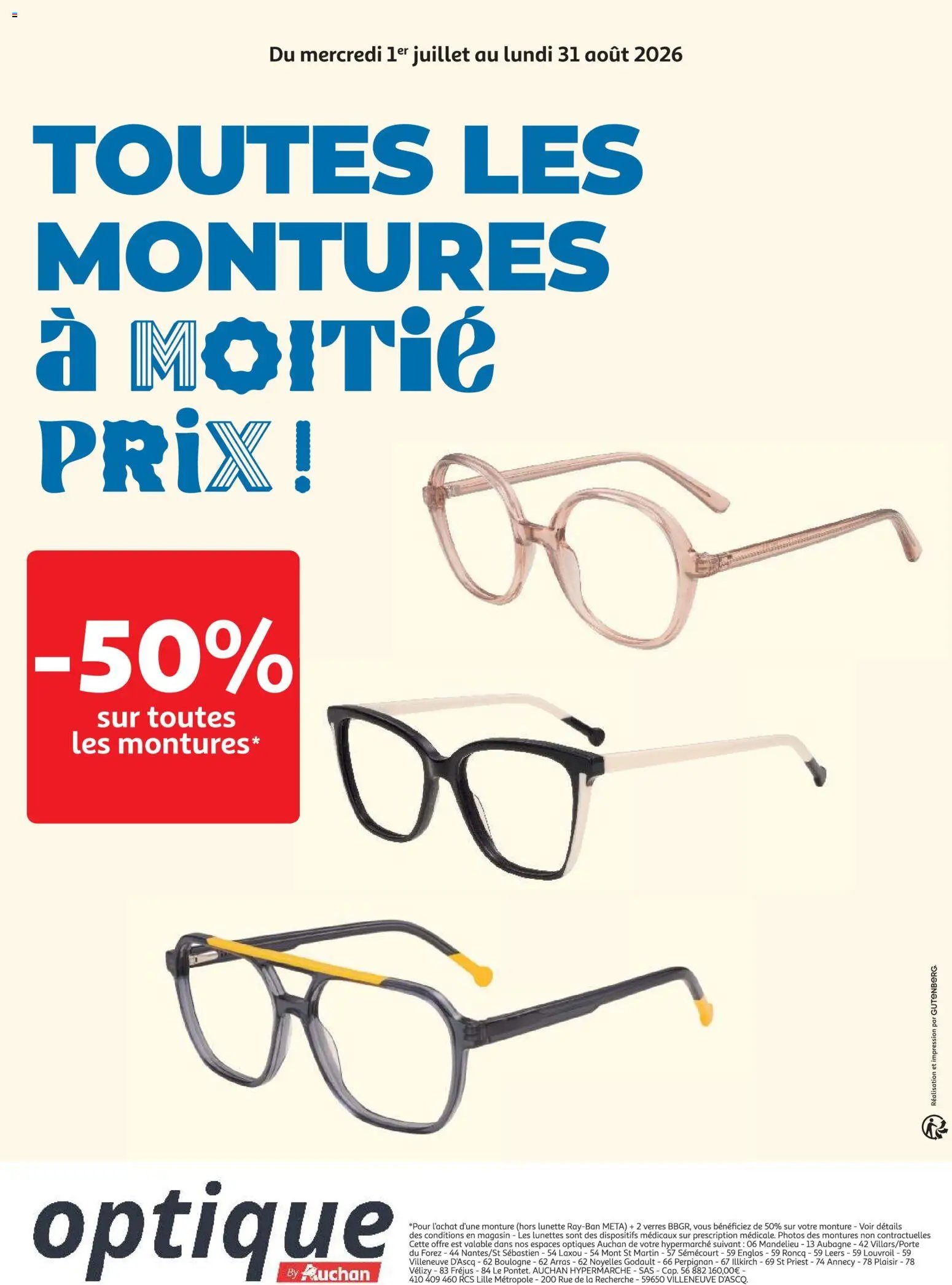 Auchan folder van 04.08.2026 Auchan Tops, Halles hypers