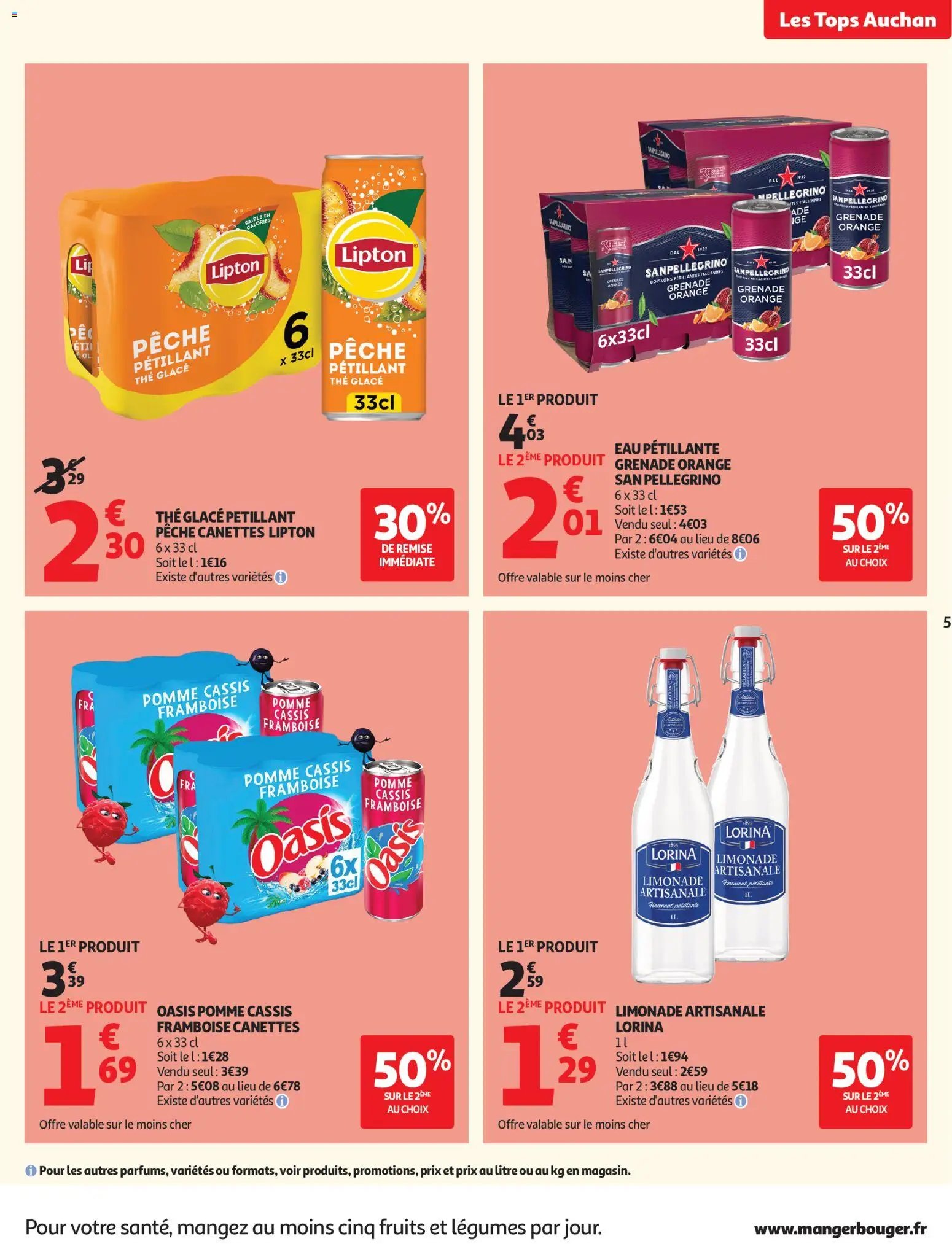 Auchan folder van 04.08.2026 Auchan Tops, Halles hypers