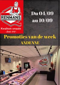 Renmans folder van 04.09.2026 Renmans Folder / Publicité