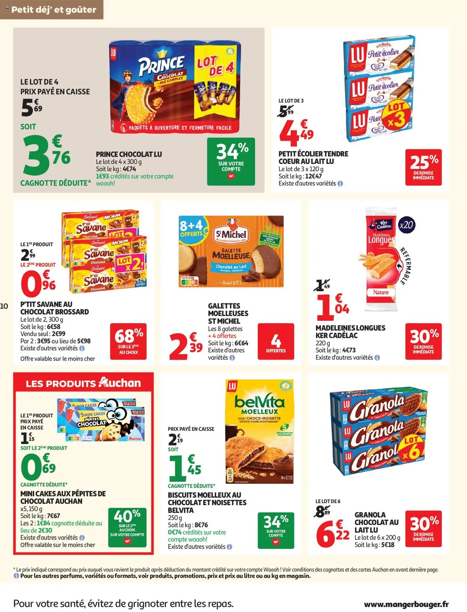 Auchan folder van 15.07.2026 Auchan Petit dej, goûter super