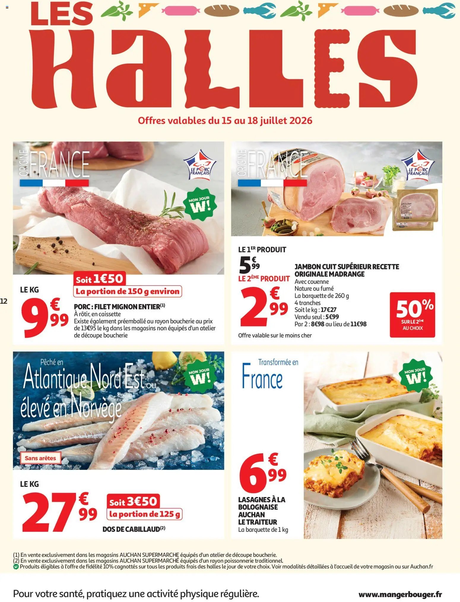 Auchan folder van 15.07.2026 Auchan Petit dej, goûter super
