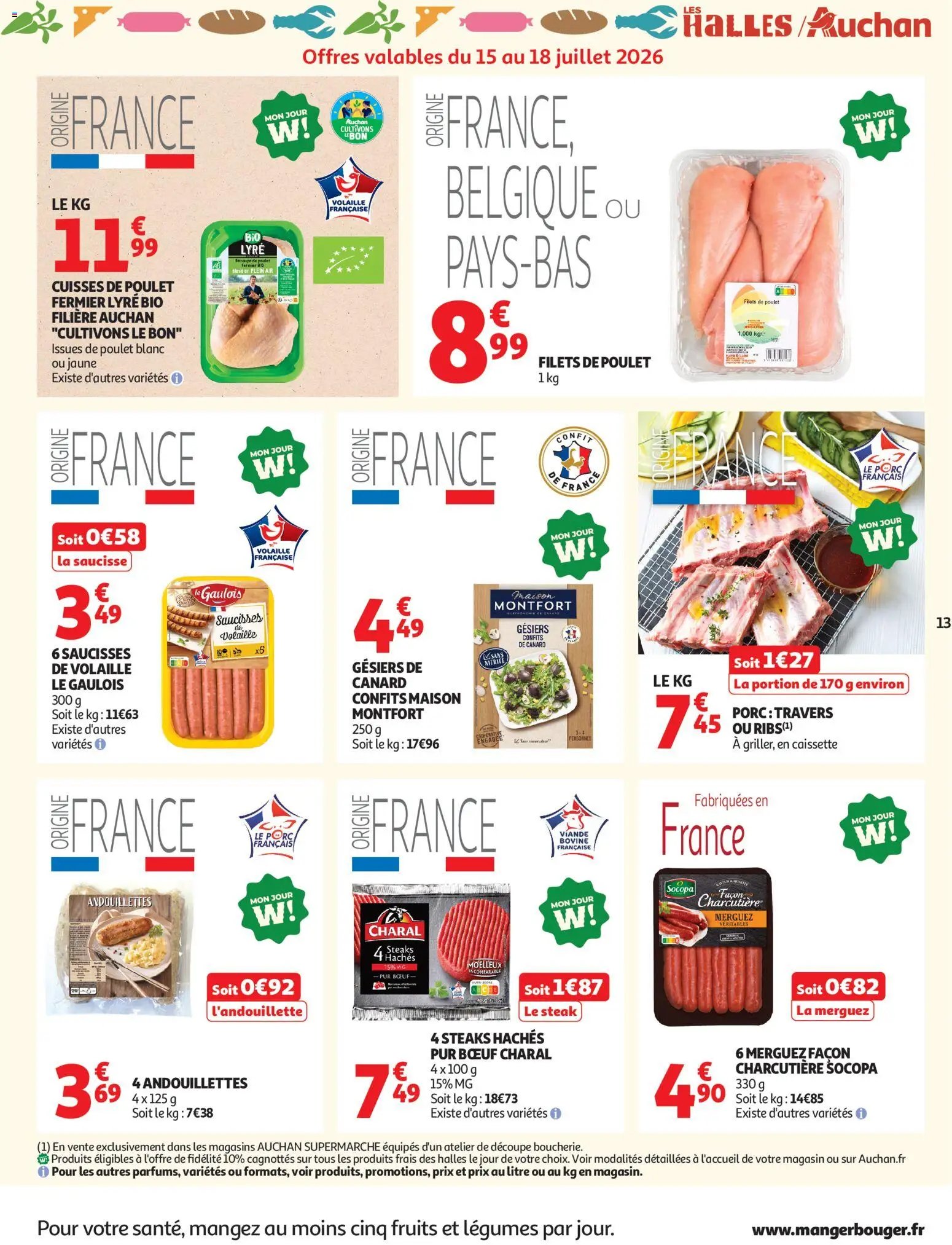 Auchan folder van 15.07.2026 Auchan Petit dej, goûter super