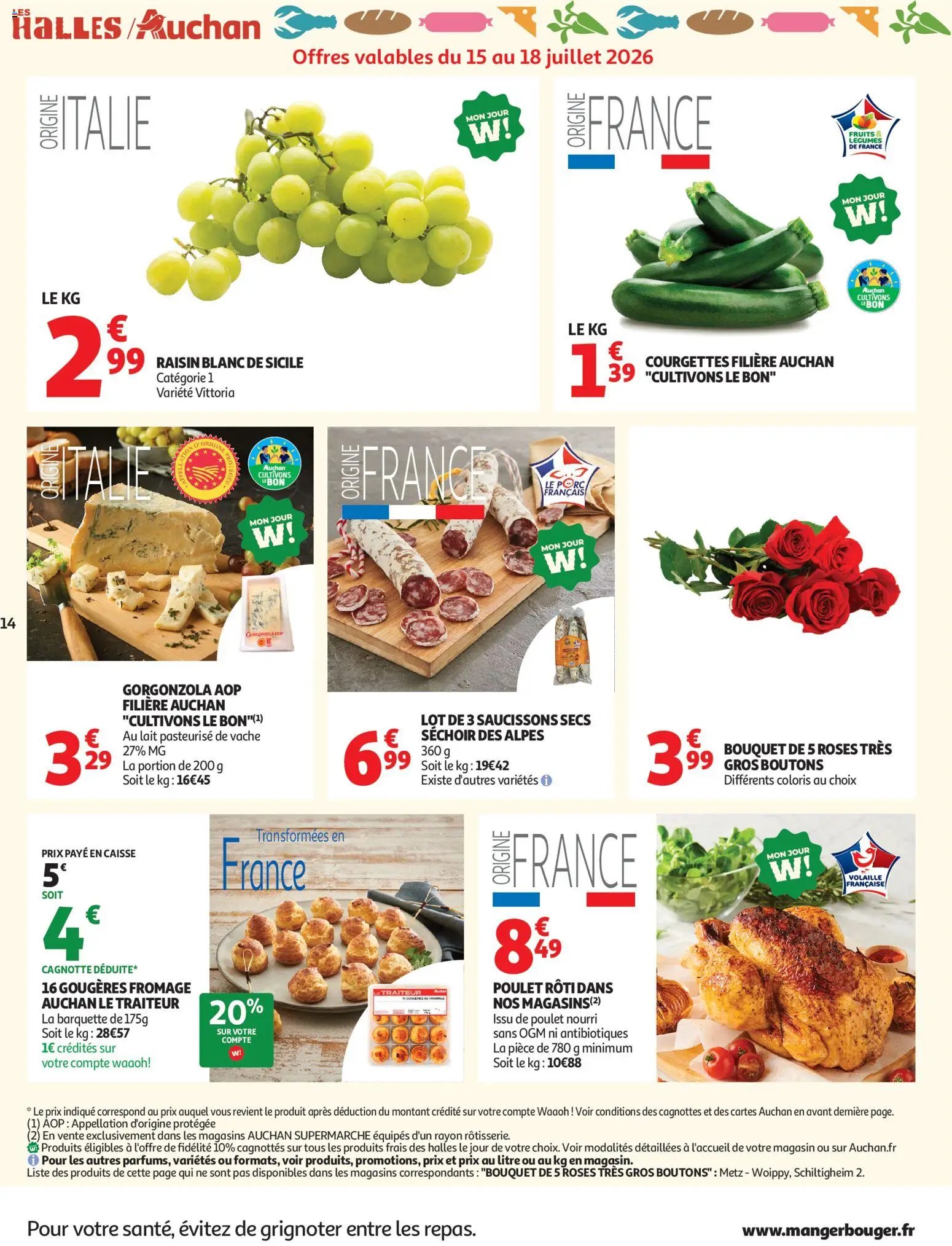 Auchan folder van 15.07.2026 Auchan Petit dej, goûter super