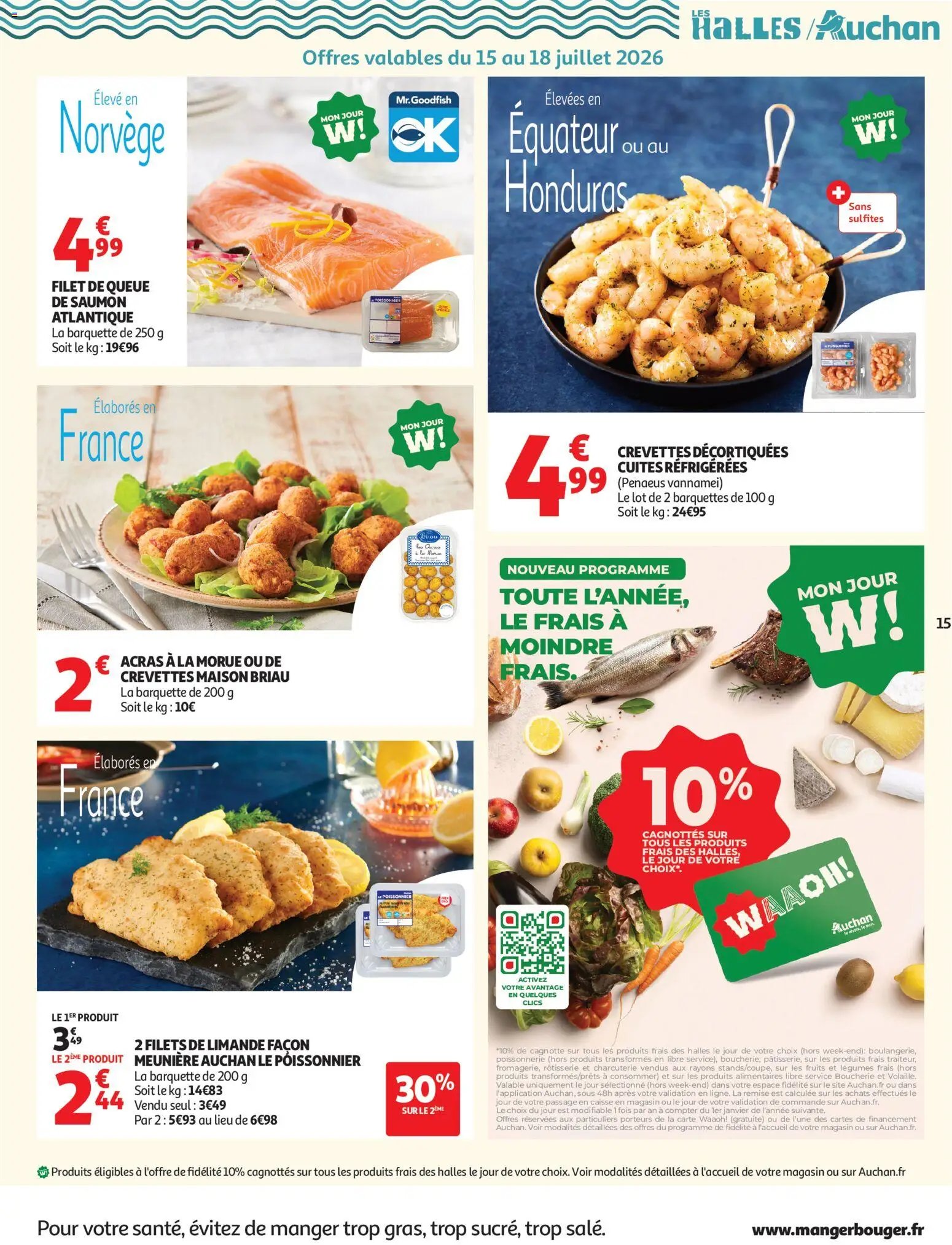 Auchan folder van 15.07.2026 Auchan Petit dej, goûter super