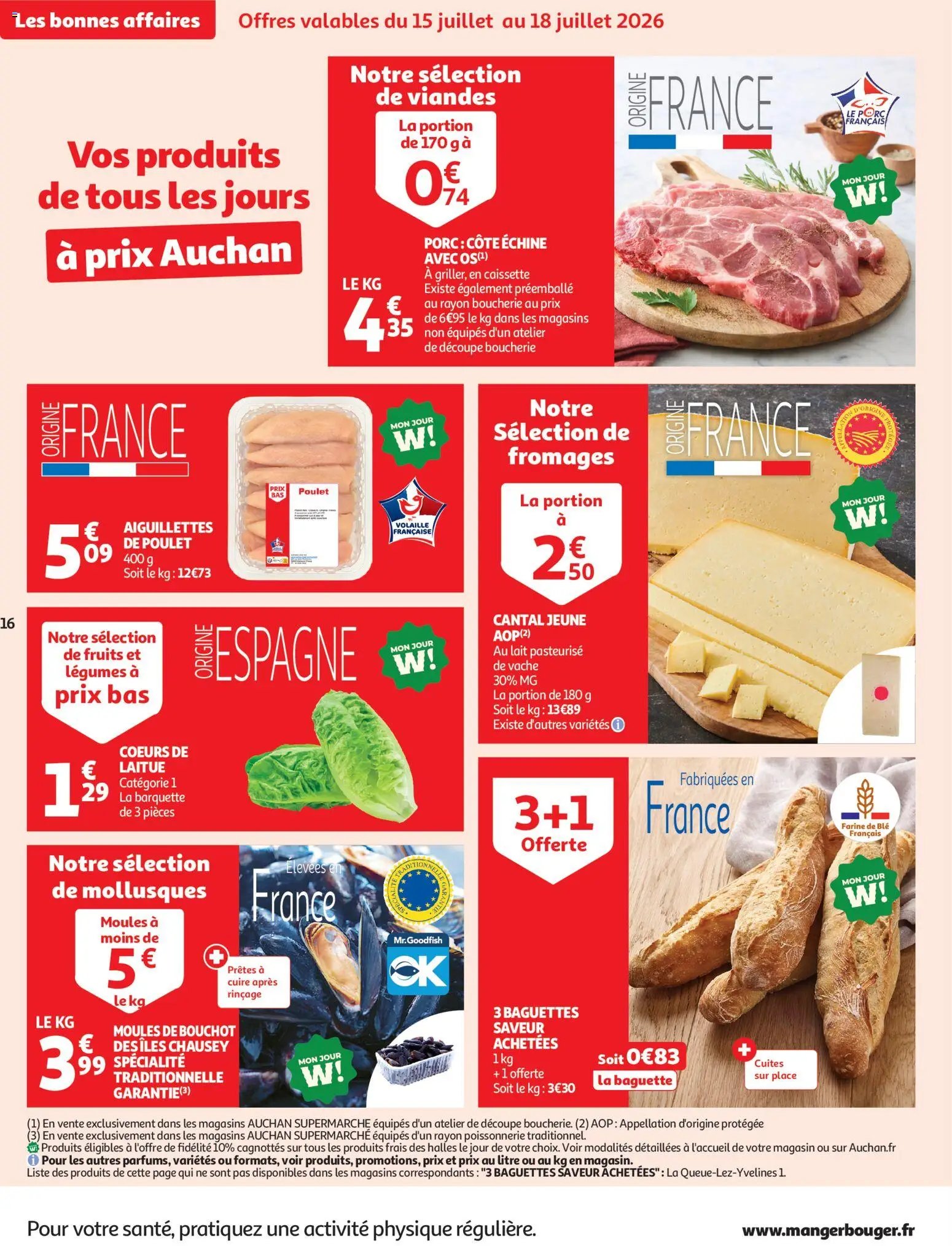 Auchan folder van 15.07.2026 Auchan Petit dej, goûter super