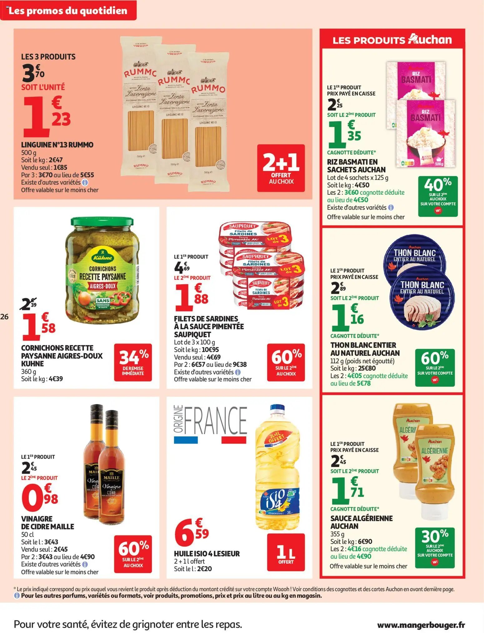 Auchan folder van 15.07.2026 Auchan Petit dej, goûter super
