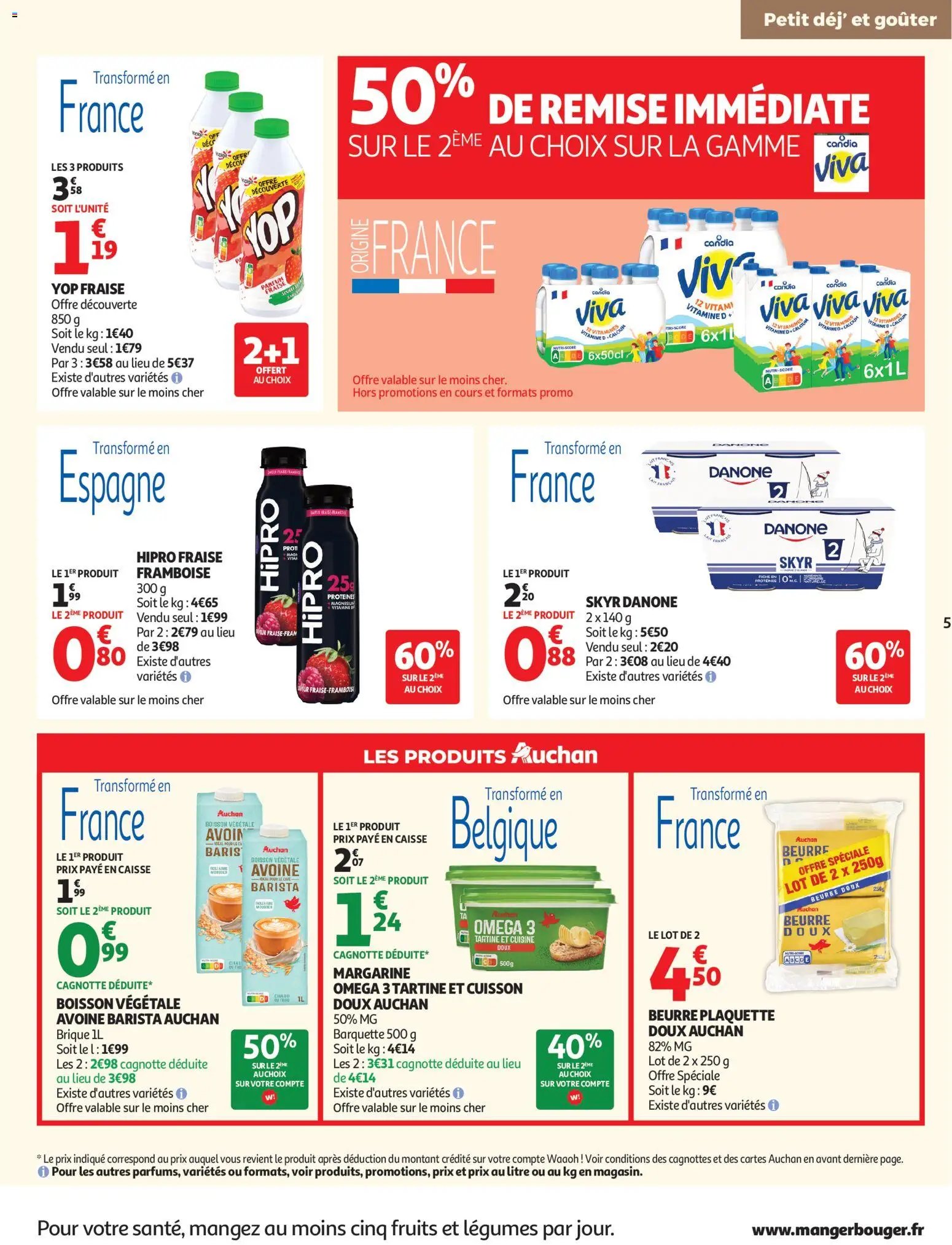 Auchan folder van 15.07.2026 Auchan Petit dej, goûter super