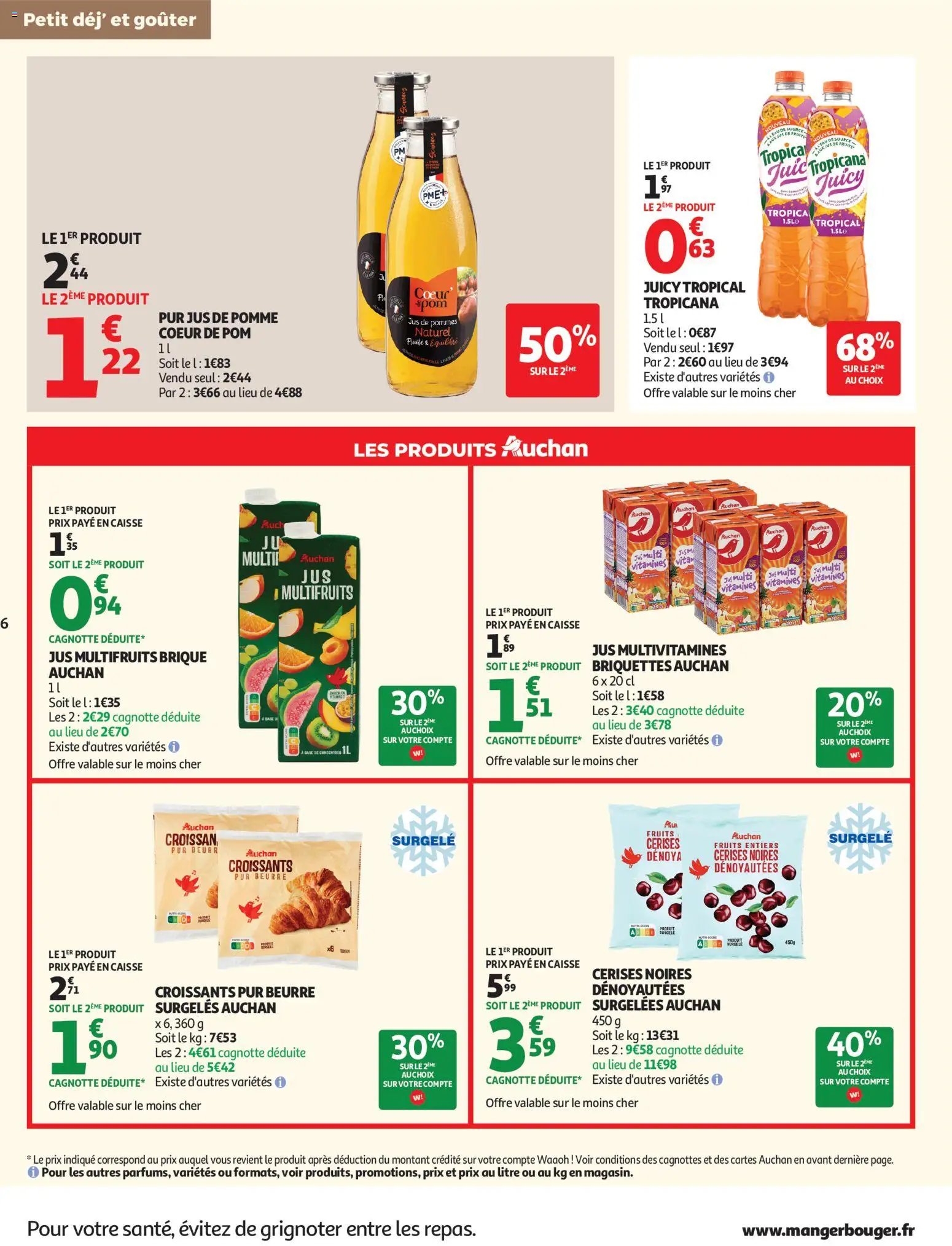 Auchan folder van 15.07.2026 Auchan Petit dej, goûter super