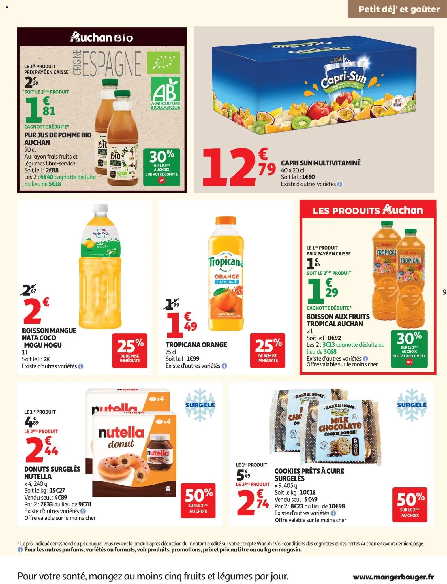 Auchan folder van 15.07.2026 Auchan Petit dej, goûter super