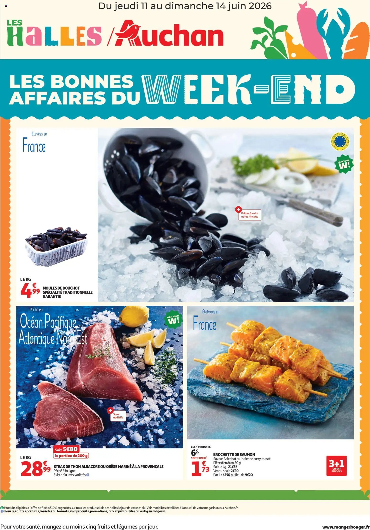 Auchan folder van 11.06.2026 Auchan Les bons plans du week-end dans votre hyper !