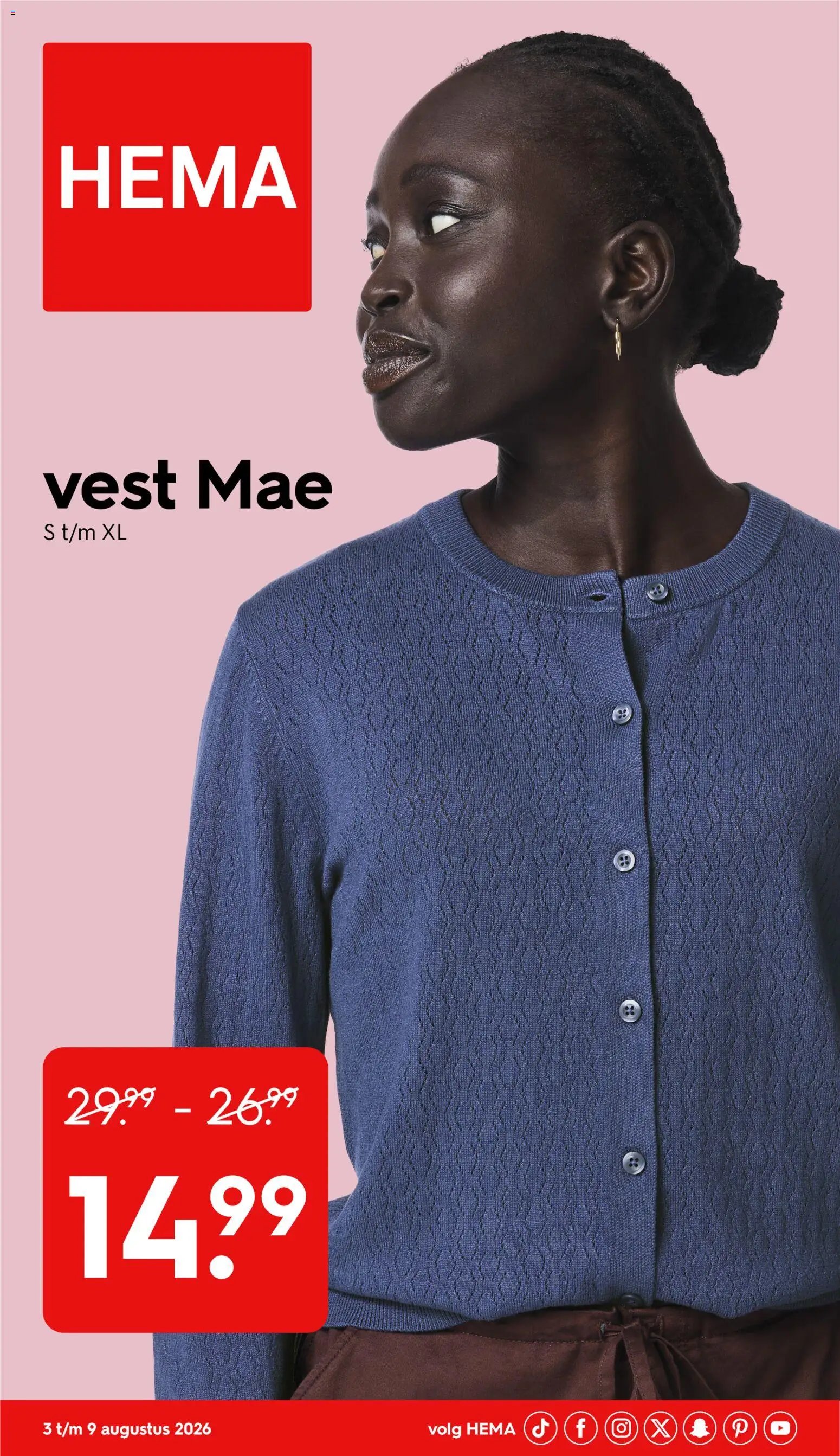 Hema folder van 03.08.2026 Hema Folder / Publicité