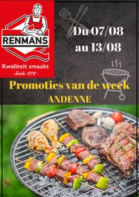 Renmans folder van 07.08.2026 Renmans Folder / Publicité