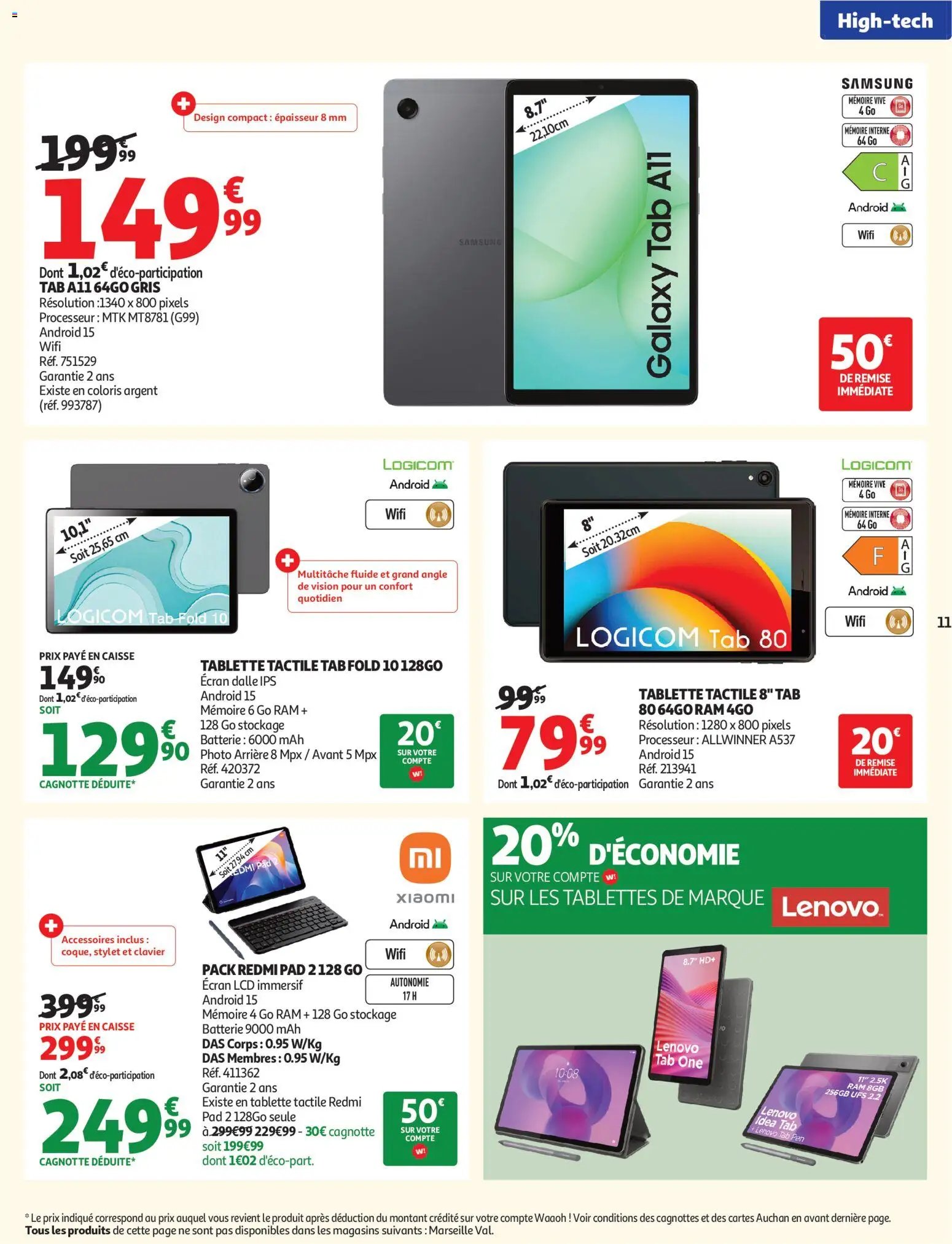Auchan folder van 18.08.2026 Auchan Promos rentrée étudiants