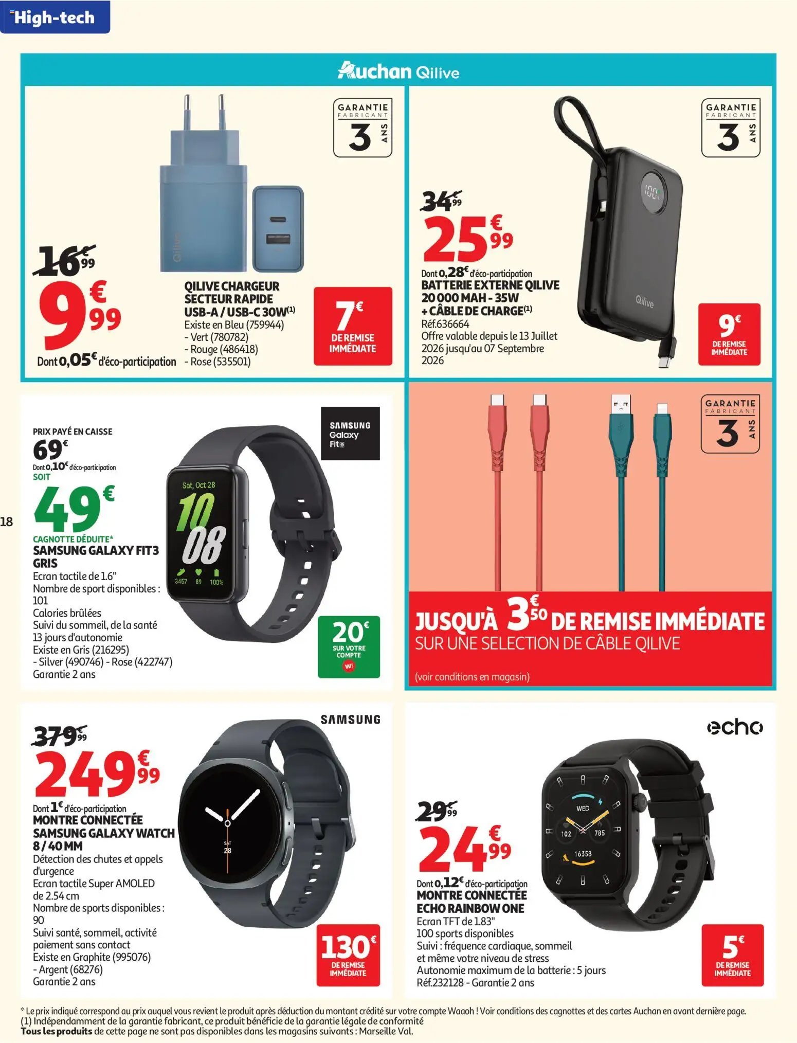Auchan folder van 18.08.2026 Auchan Promos rentrée étudiants