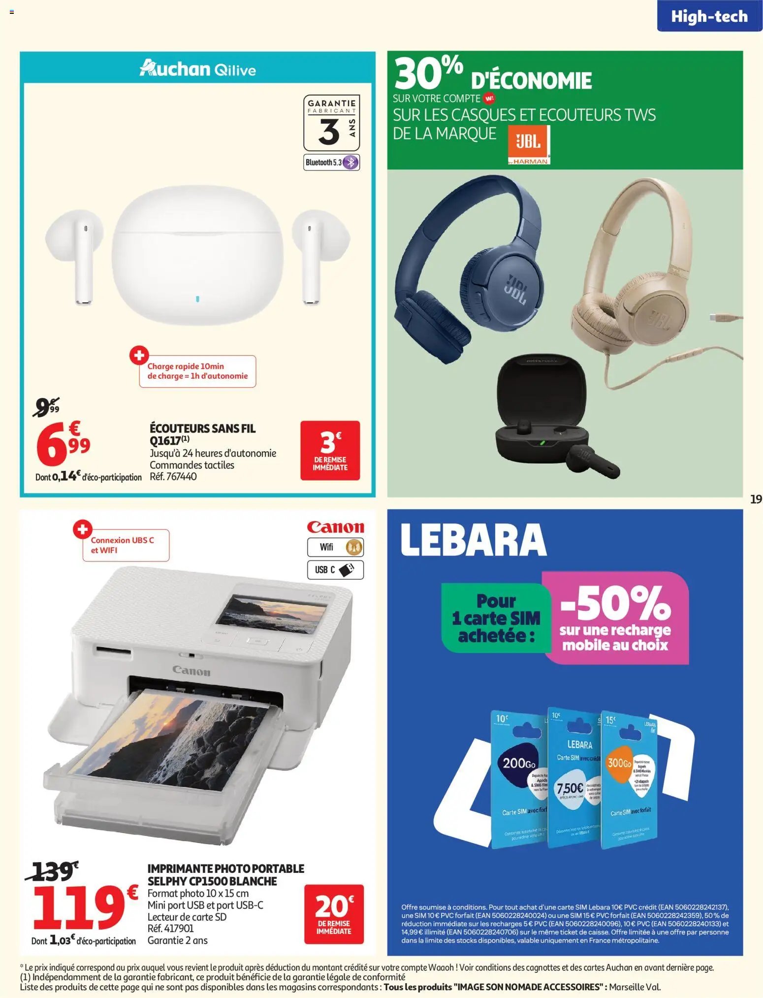 Auchan folder van 18.08.2026 Auchan Promos rentrée étudiants