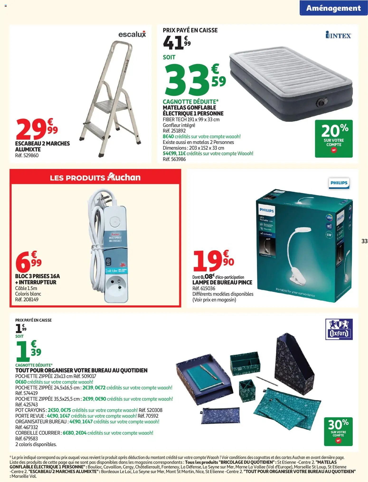 Auchan folder van 18.08.2026 Auchan Promos rentrée étudiants
