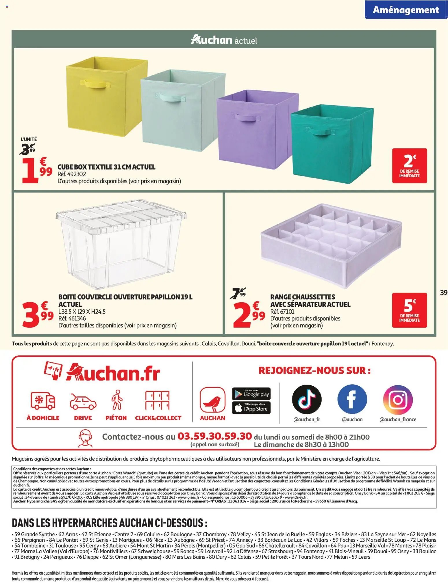Auchan folder van 18.08.2026 Auchan Promos rentrée étudiants