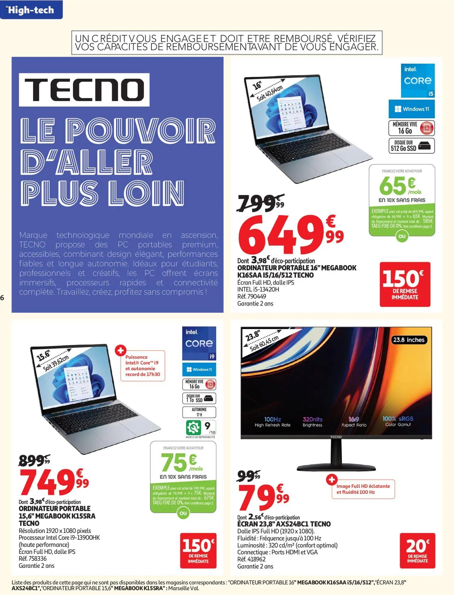 Auchan folder van 18.08.2026 Auchan Promos rentrée étudiants