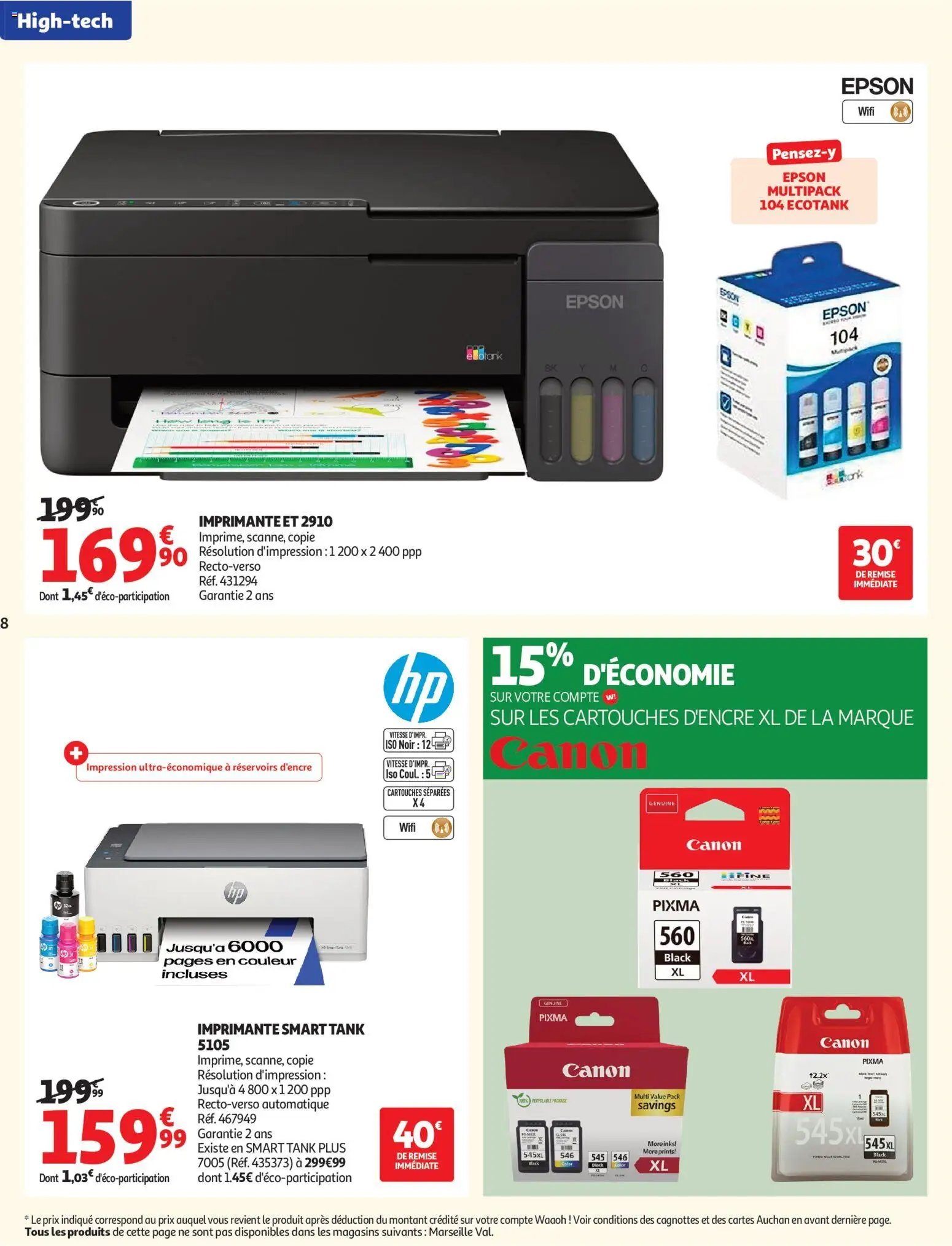 Auchan folder van 18.08.2026 Auchan Promos rentrée étudiants
