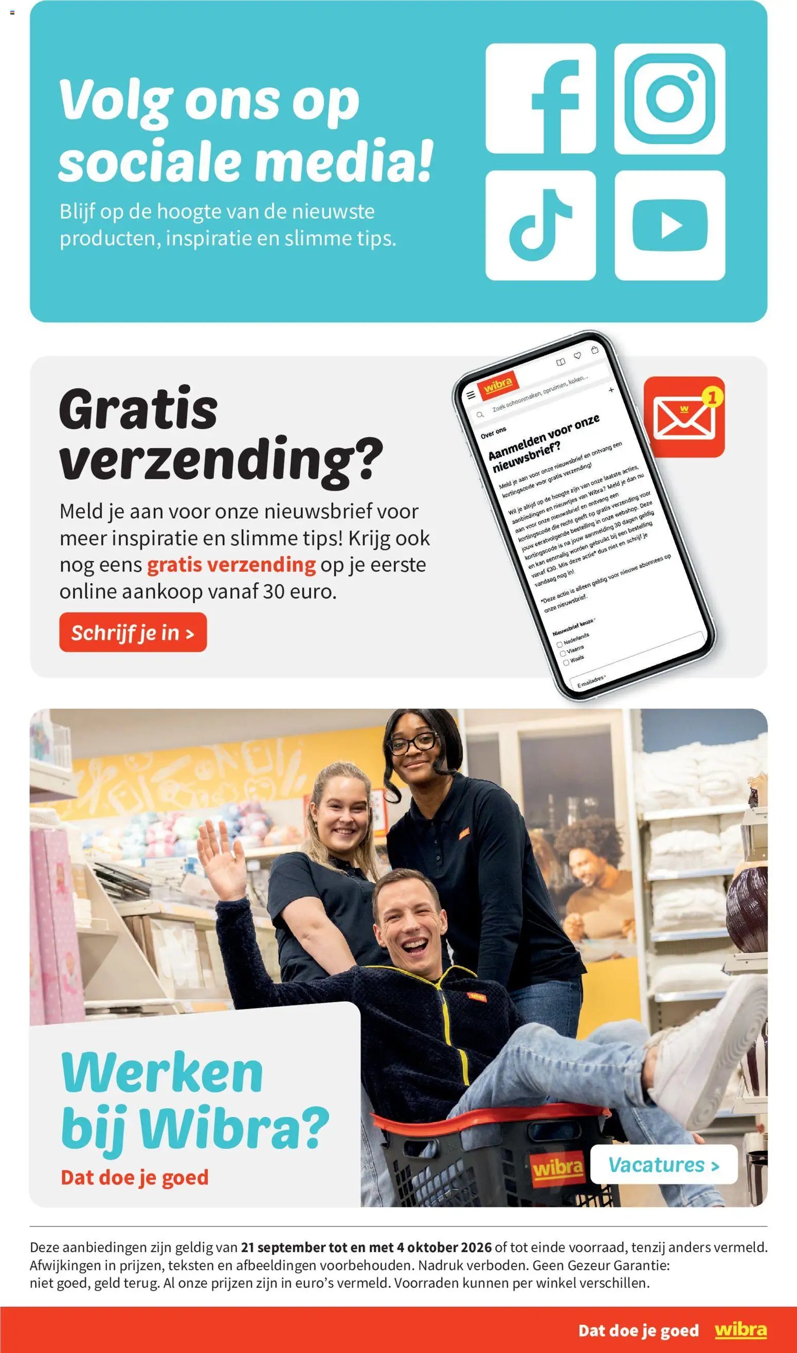 Wibra folder van 21.09.2026 Wibra Folder
