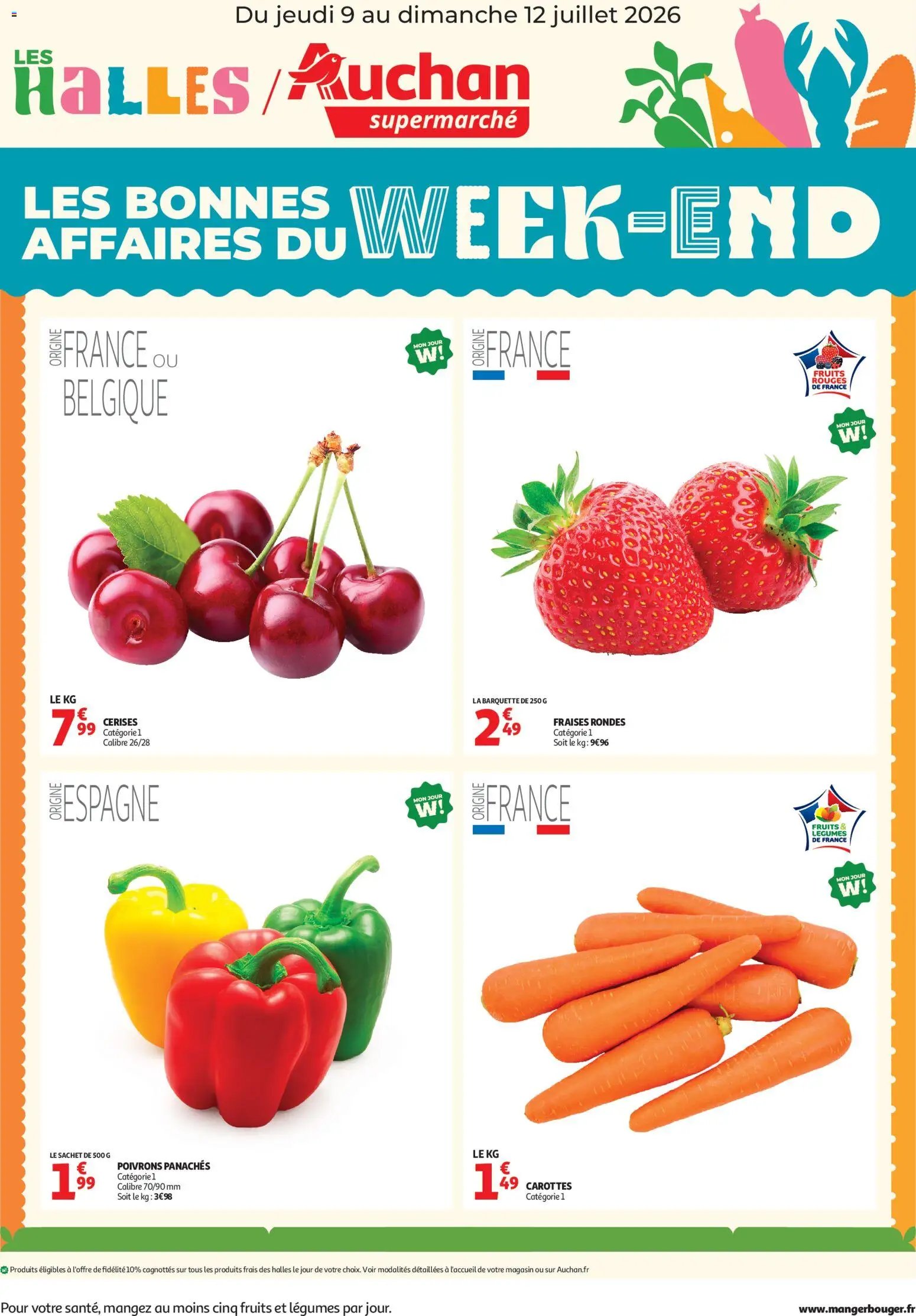 Auchan folder van 09.07.2026 Auchan Les bons plans du week-end dans votre super !