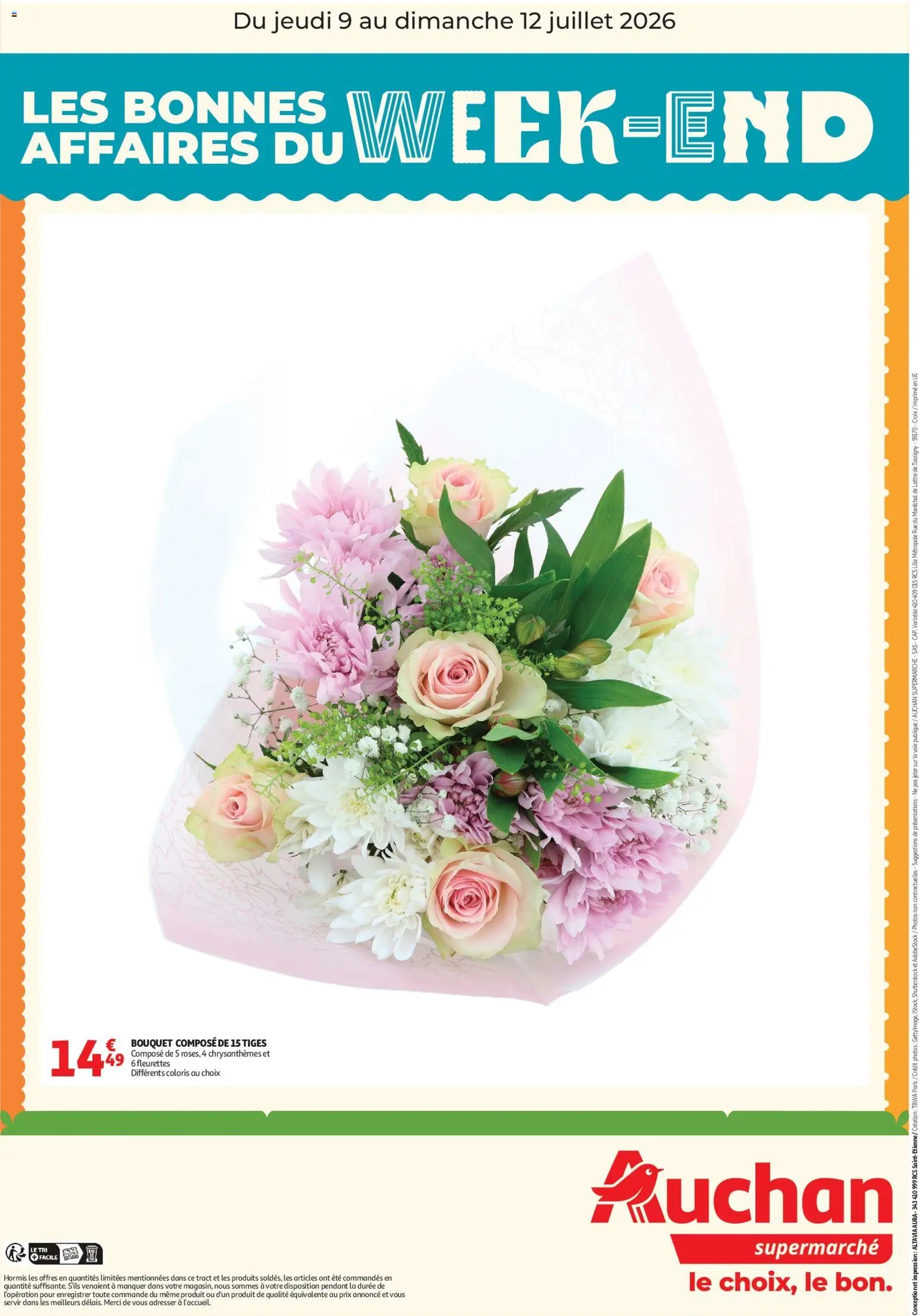 Auchan folder van 09.07.2026 Auchan Les bons plans du week-end dans votre super !