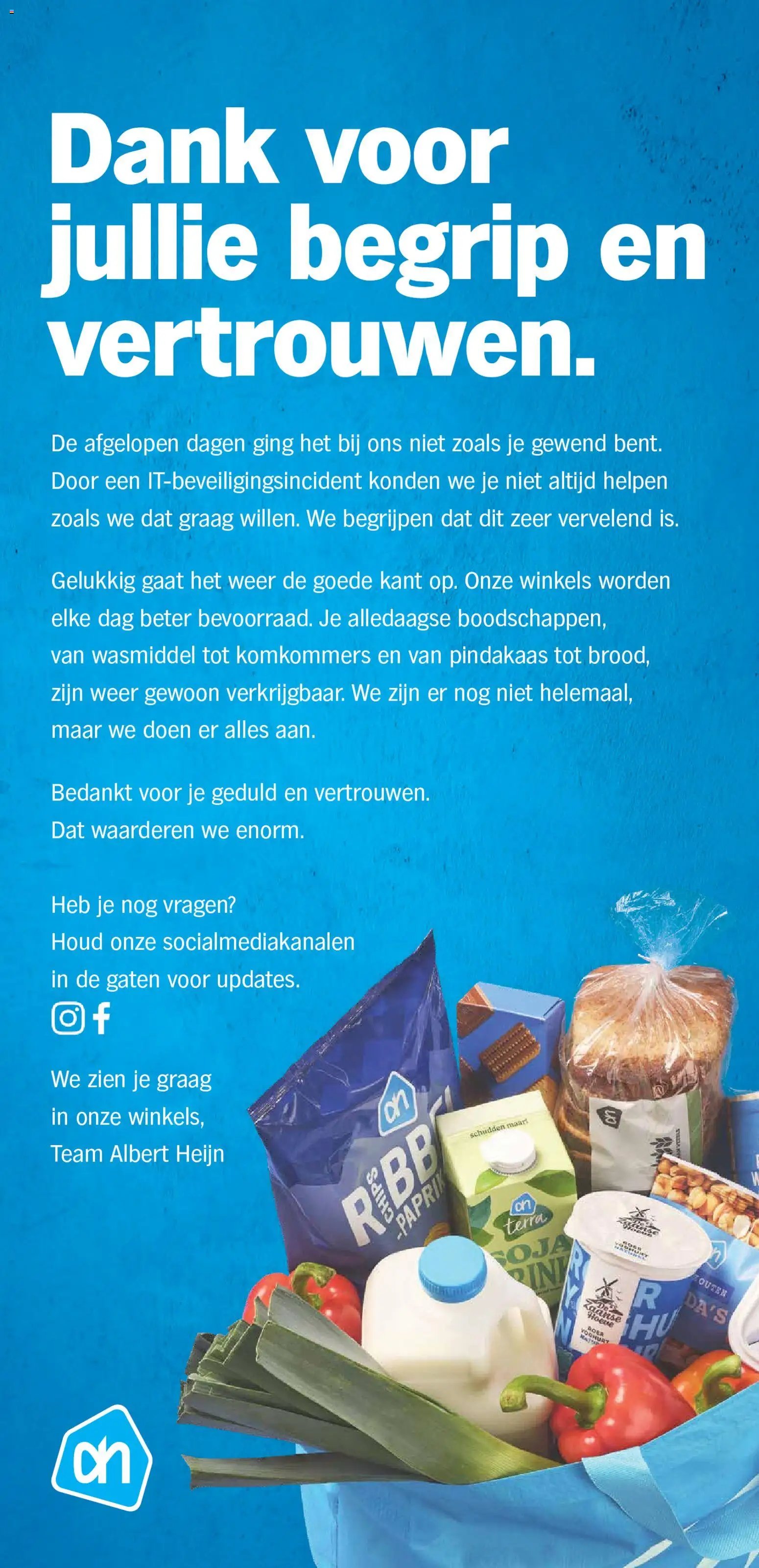 Albert Heijn folder vanaf 26/10/2026 >> folder AH België