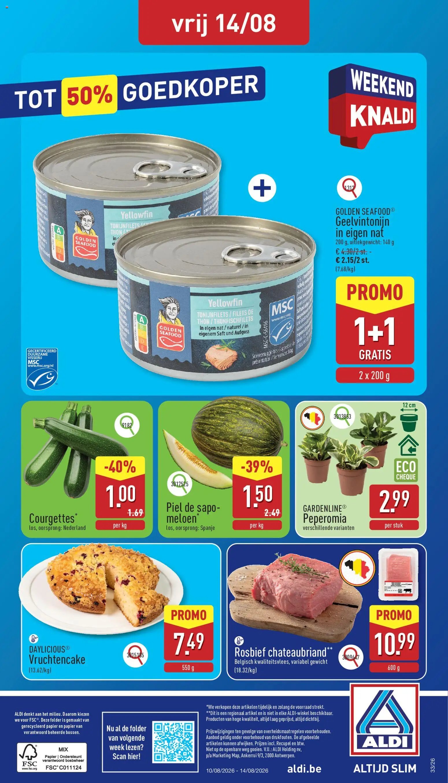 Aldi folder van 10.08.2026 Aldi folder week 33