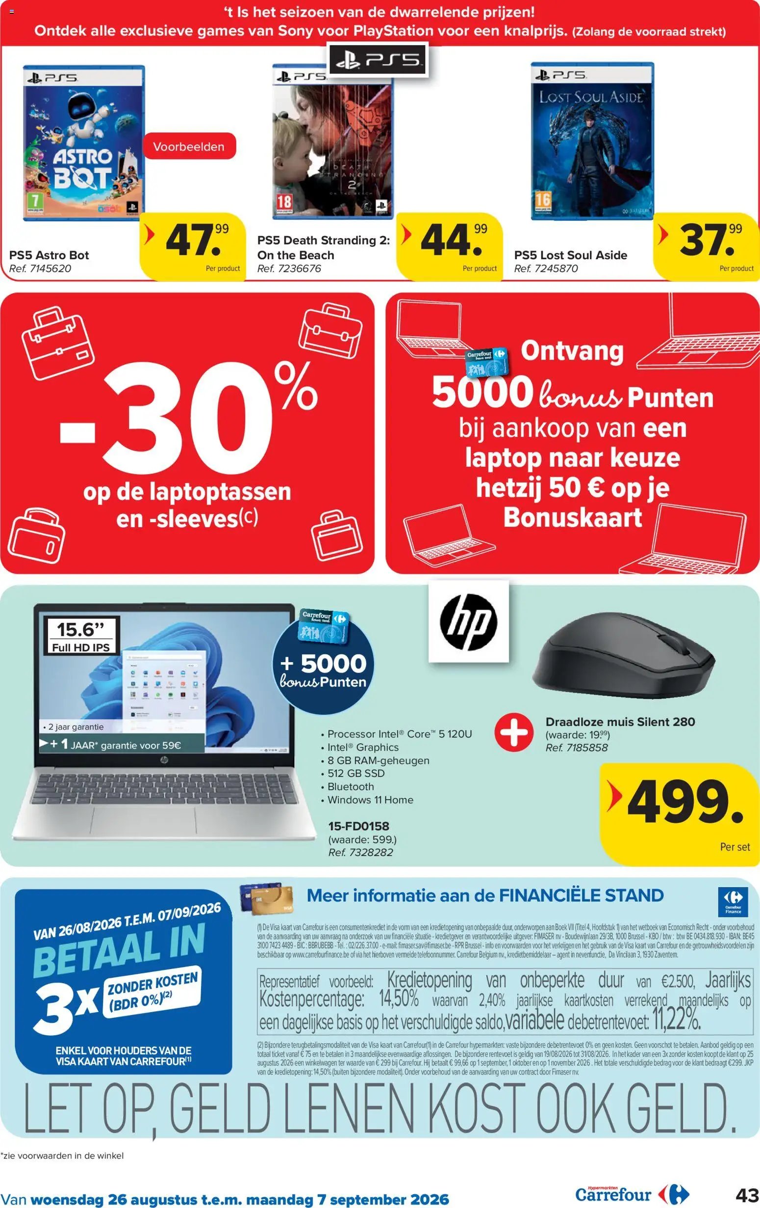 Carrefour folder van 26.08.2026 Carrefour folder week 35