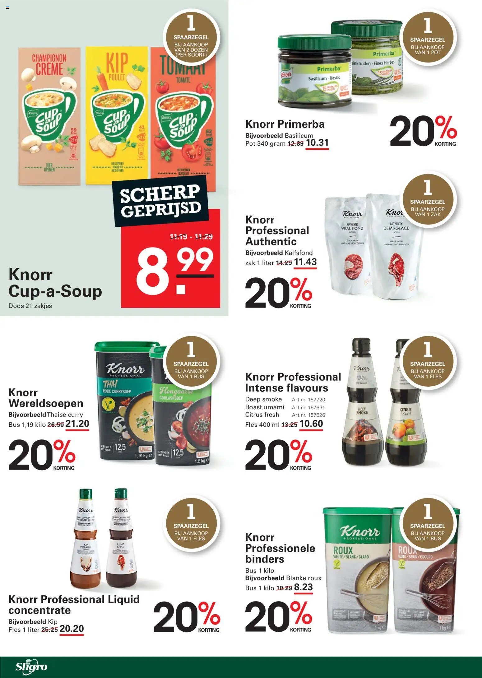 Sligro folder vanaf 19/10/2026