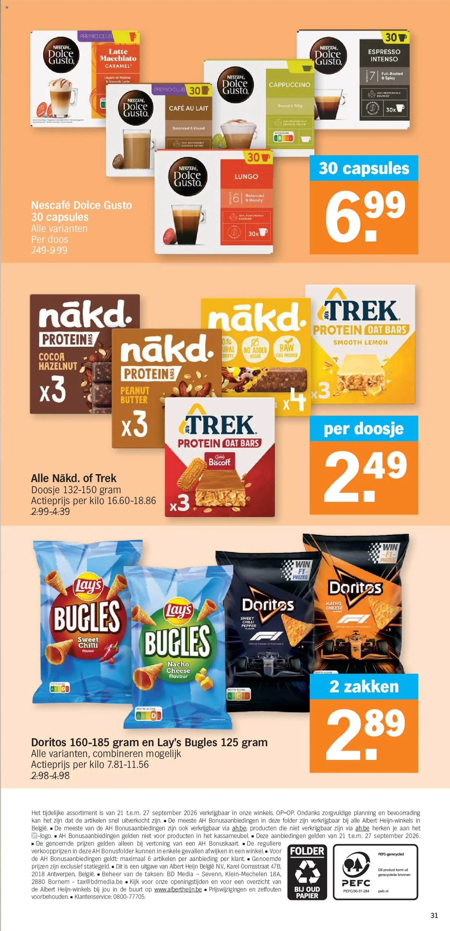Albert Heijn folder van 21.09.2026 Albert Heijn Folder week / de la semaine 39