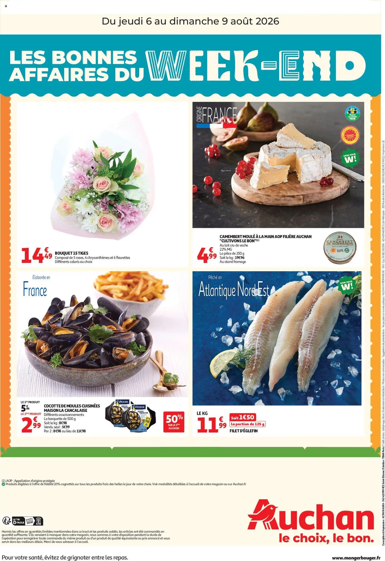 Auchan folder van 06.08.2026 Auchan Les bons plans du week end dans votre hyper !