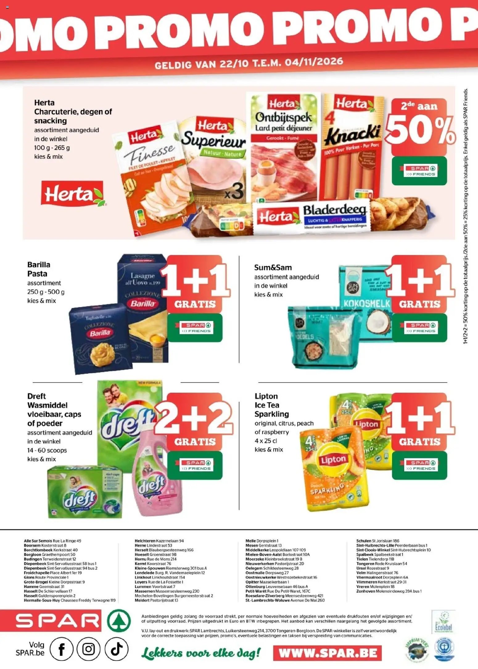 Spar Express folder vanaf 22/10/2026