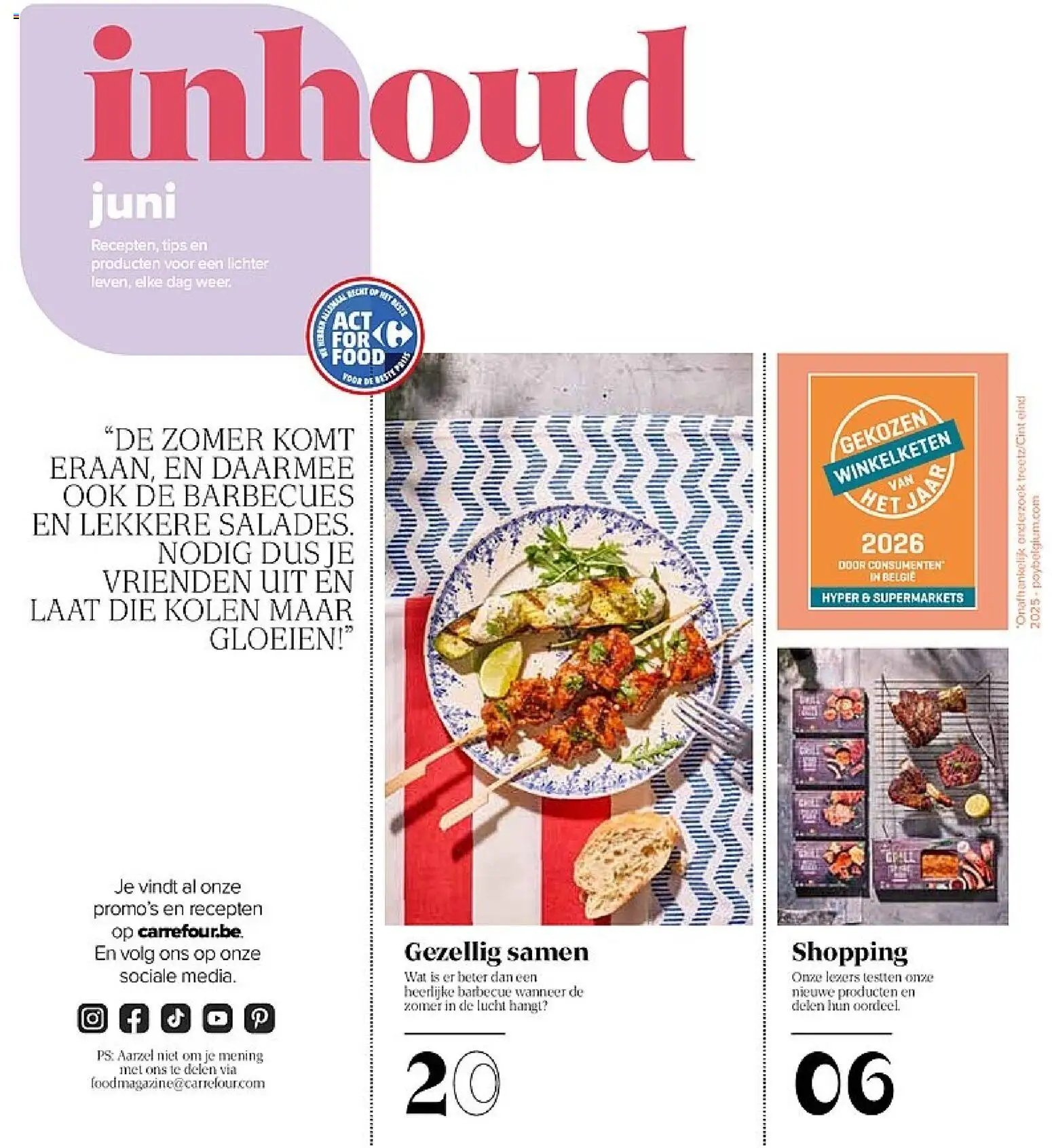 Carrefour folder van 11.06.2026 Carrefour Food Magazine