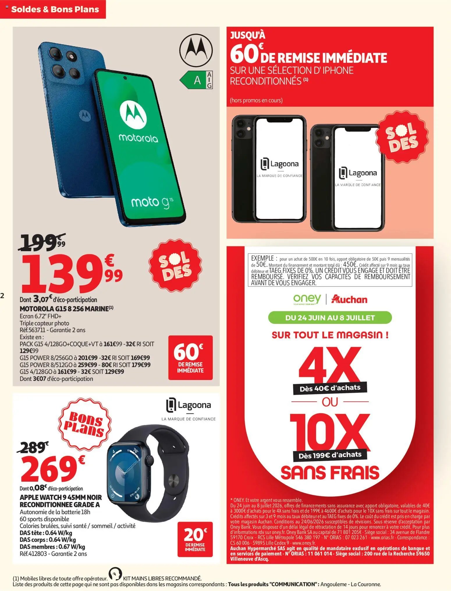 Auchan folder van 24.06.2026 Auchan Soldes d'été