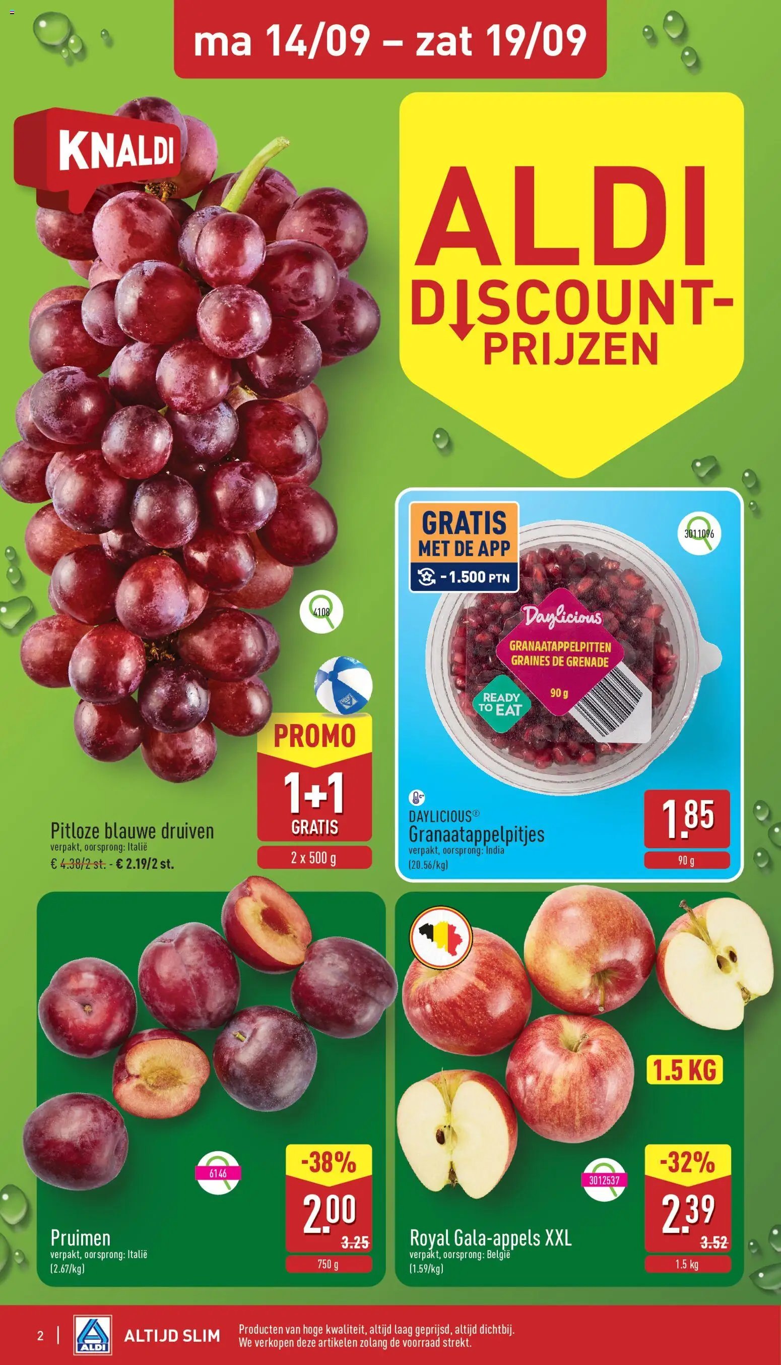 Aldi folder van 14.09.2026 Aldi folder week 38