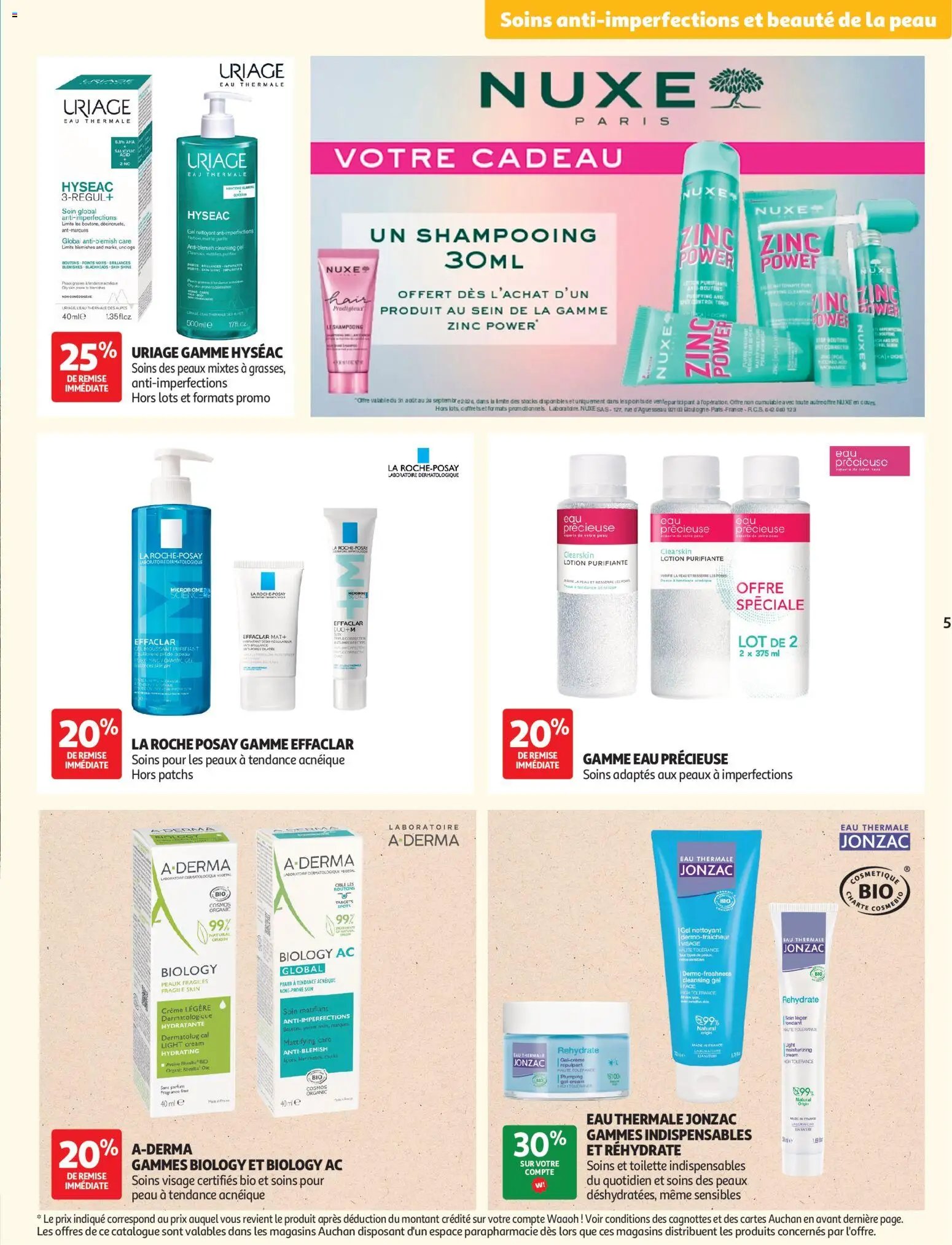 Auchan folder van 01.09.2026 Auchan Parapharmacie, beauté