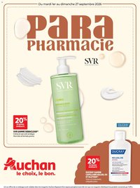 Auchan folder van 01.09.2026 Auchan Parapharmacie, beauté
