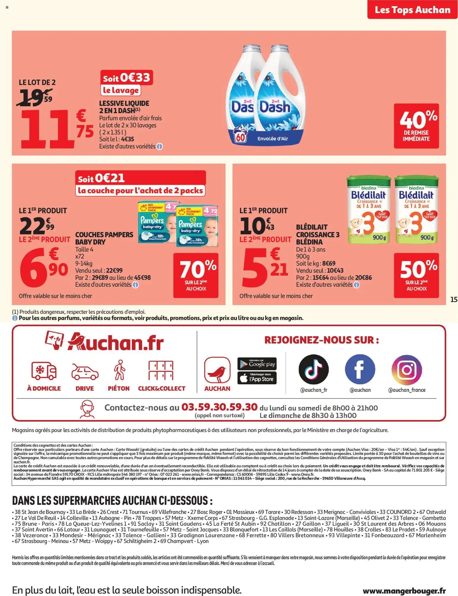 Auchan folder van 04.08.2026 Auchan Halles, tops supers