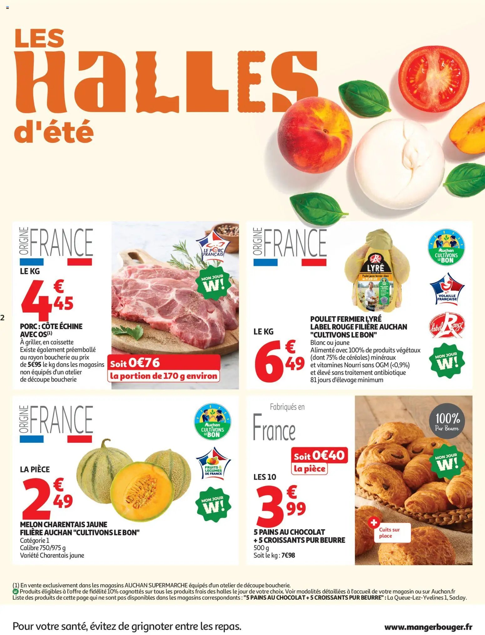 Auchan folder van 04.08.2026 Auchan Halles, tops supers