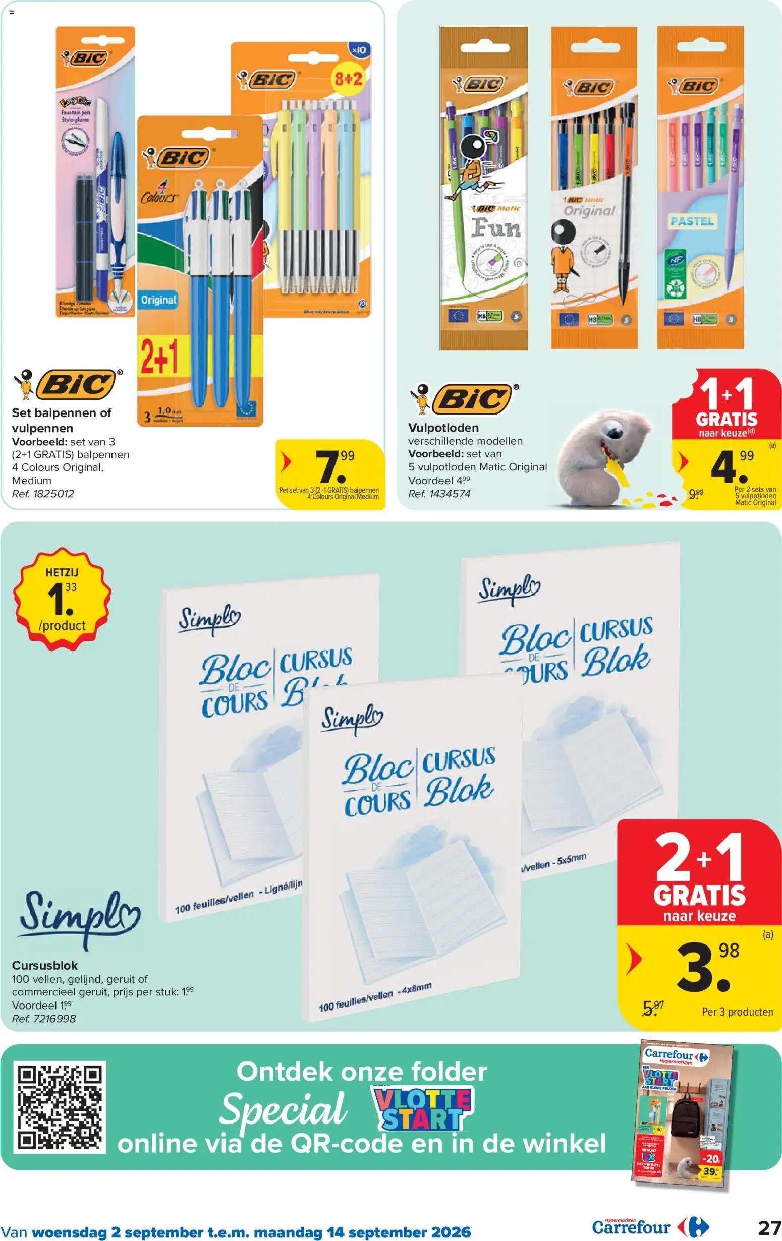 Carrefour folder van 02.09.2026 Carrefour folder week 36