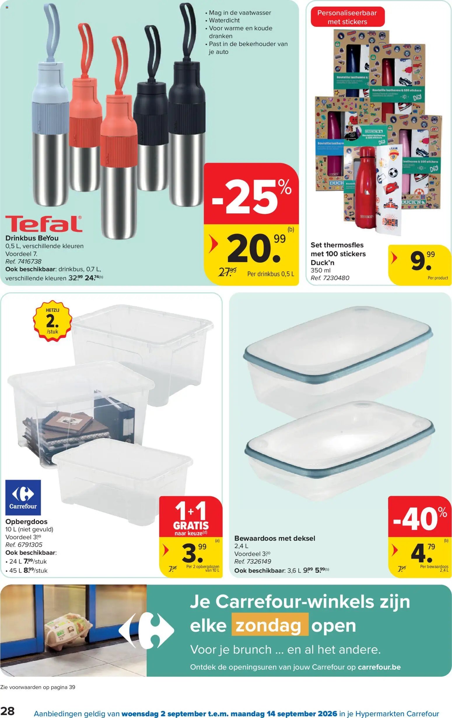 Carrefour folder van 02.09.2026 Carrefour folder week 36