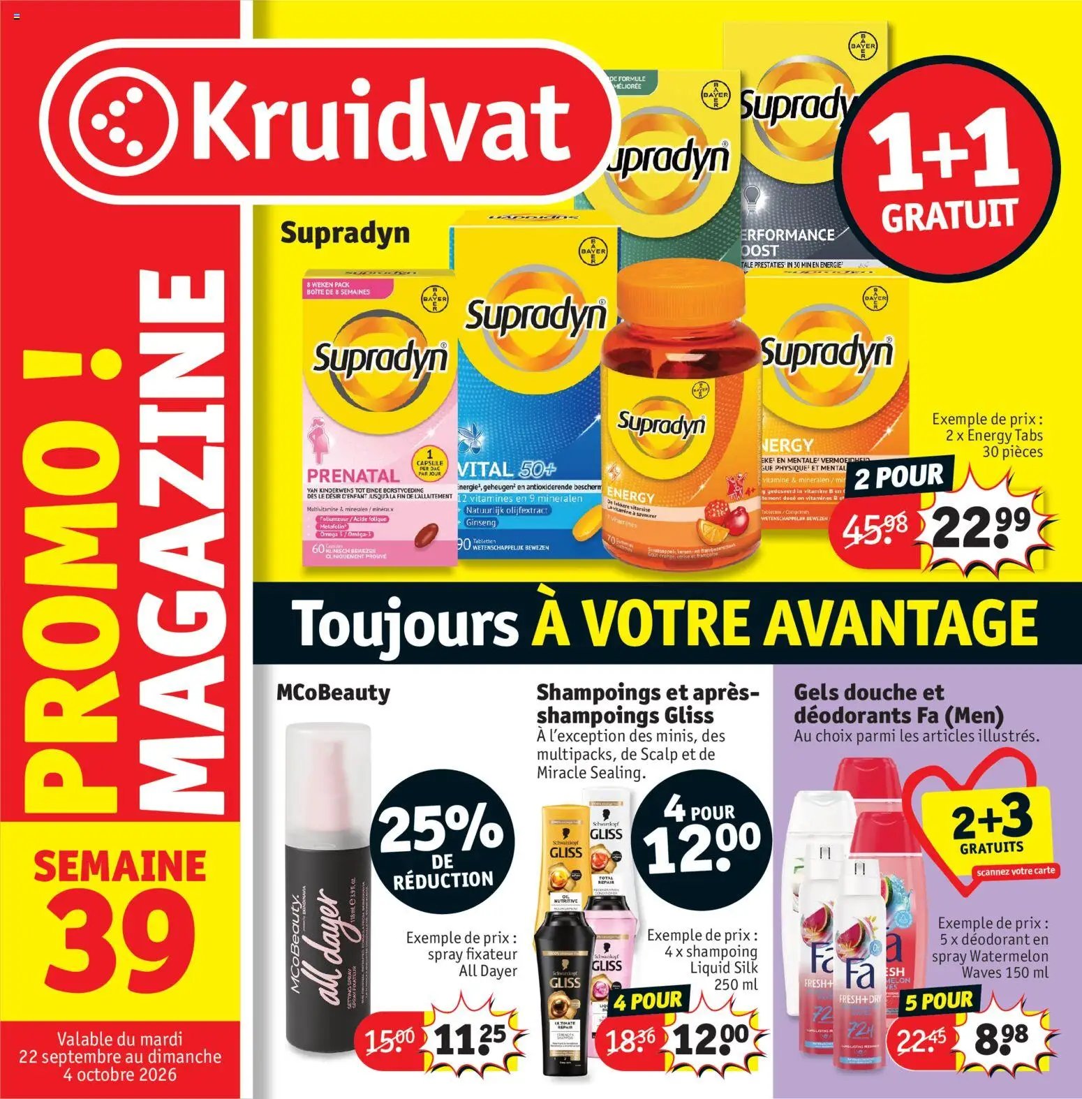 Kruidvat folder van 22.09.2026 Kruidvat Publicité