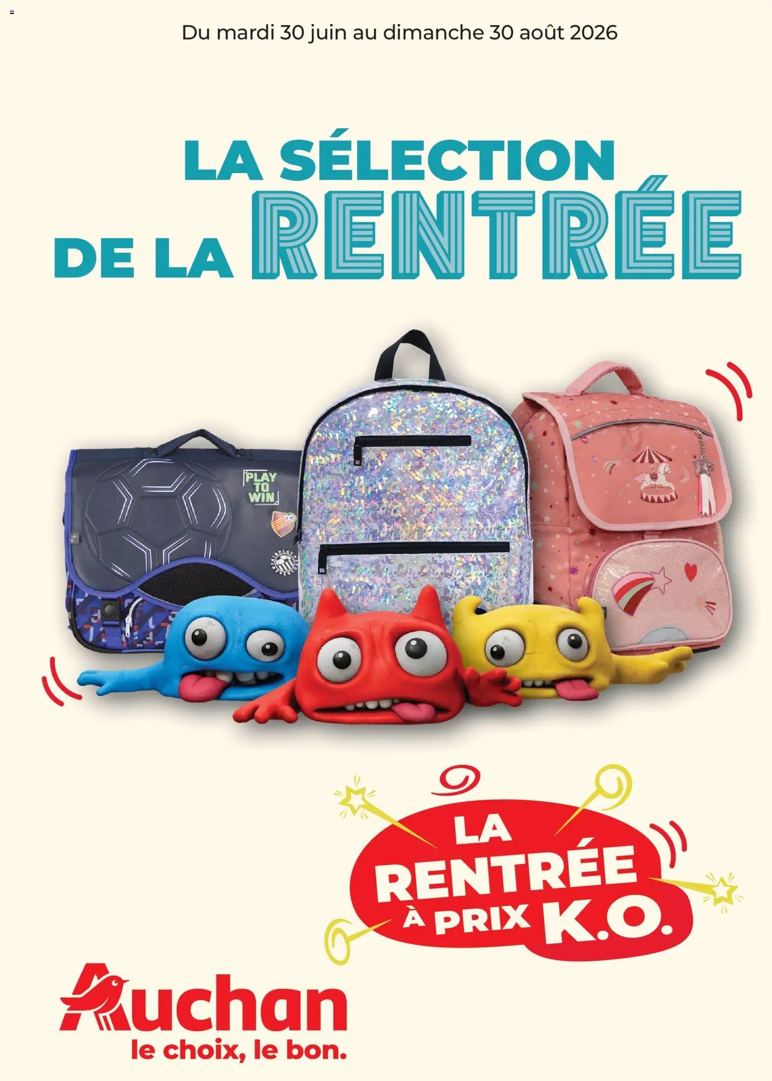 Auchan folder van 30.06.2026 Auchan Cartables, rentrée