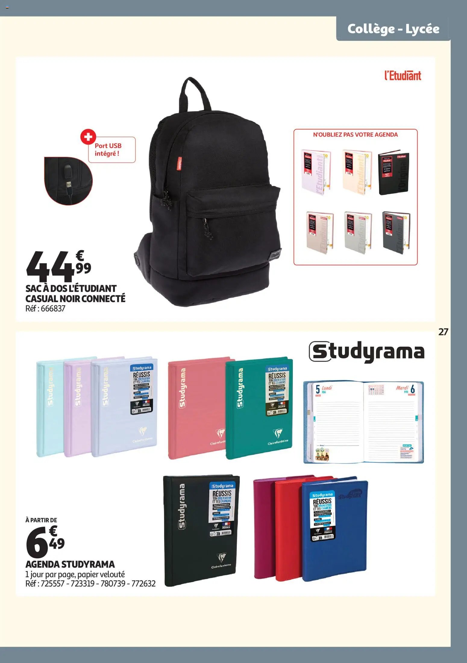 Auchan folder van 30.06.2026 Auchan Cartables, rentrée