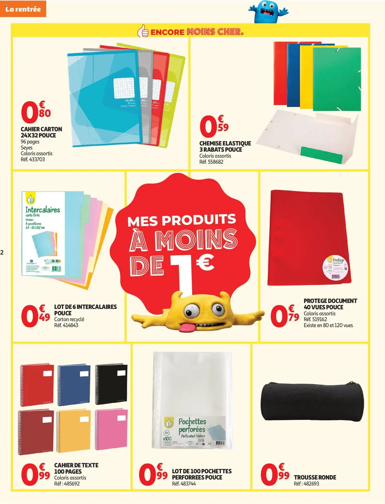 Auchan folder van 04.08.2026 Auchan Rentrée scolaire hypers