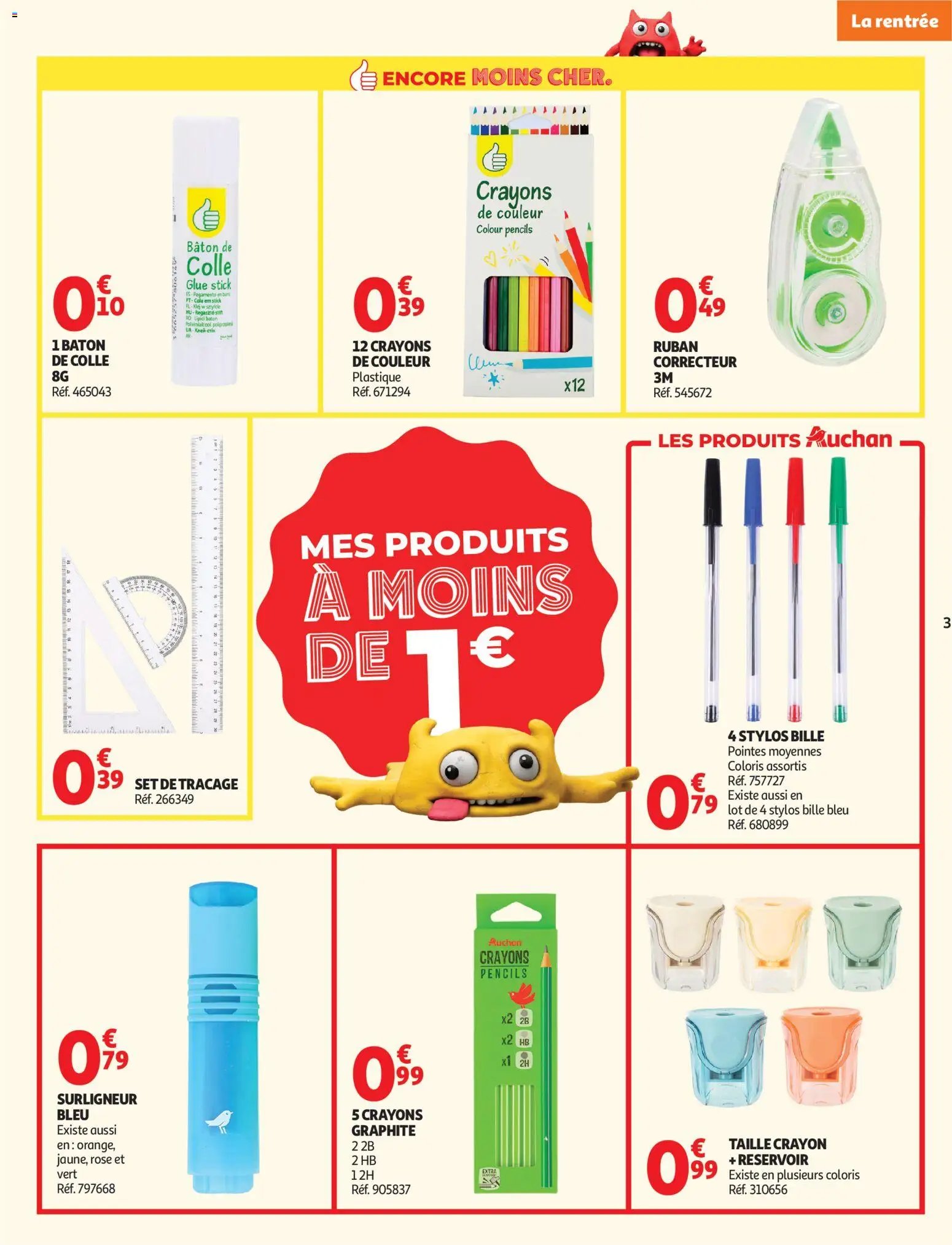 Auchan folder van 04.08.2026 Auchan Rentrée scolaire hypers