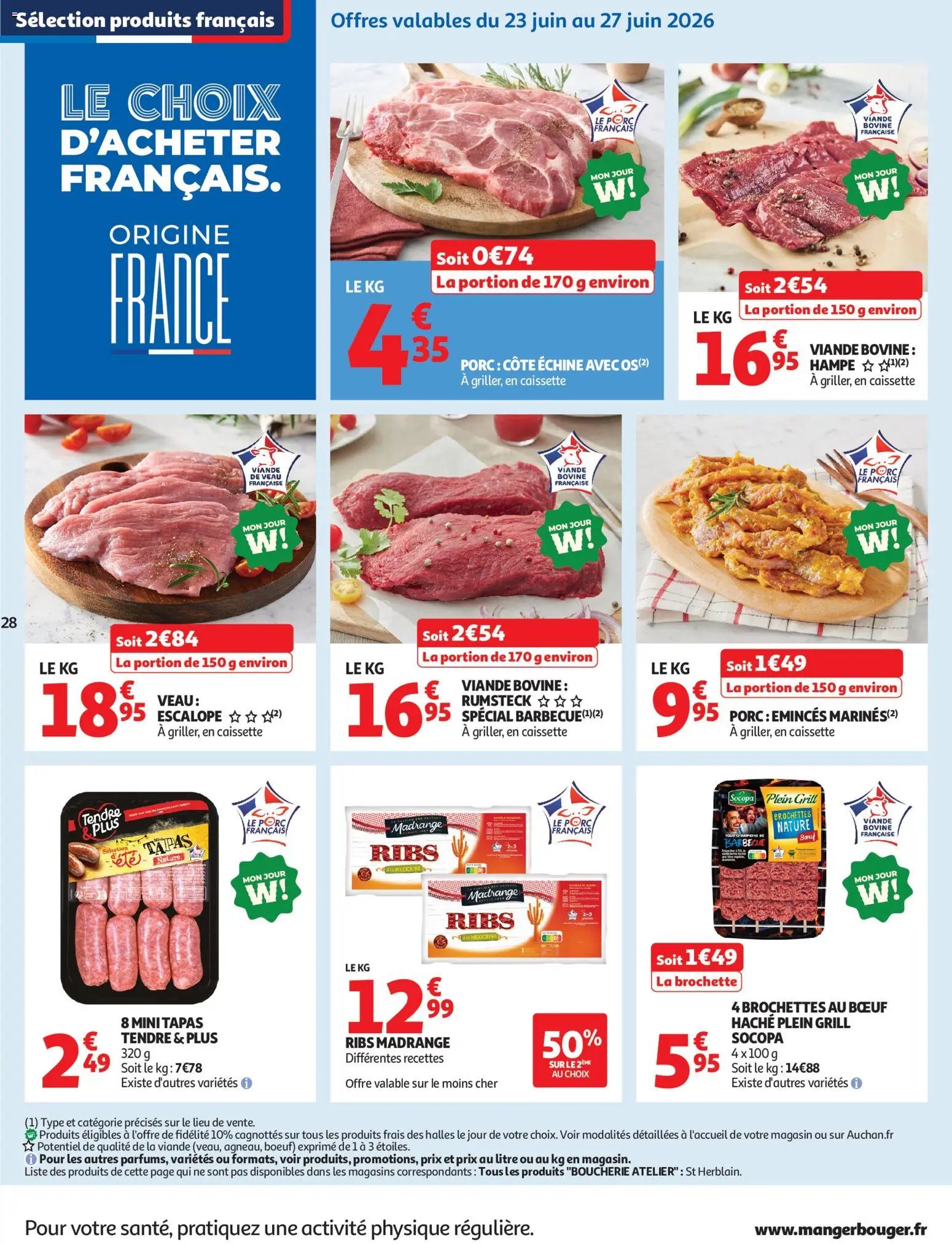 Auchan folder van 23.06.2026 Auchan Tops promos hypers